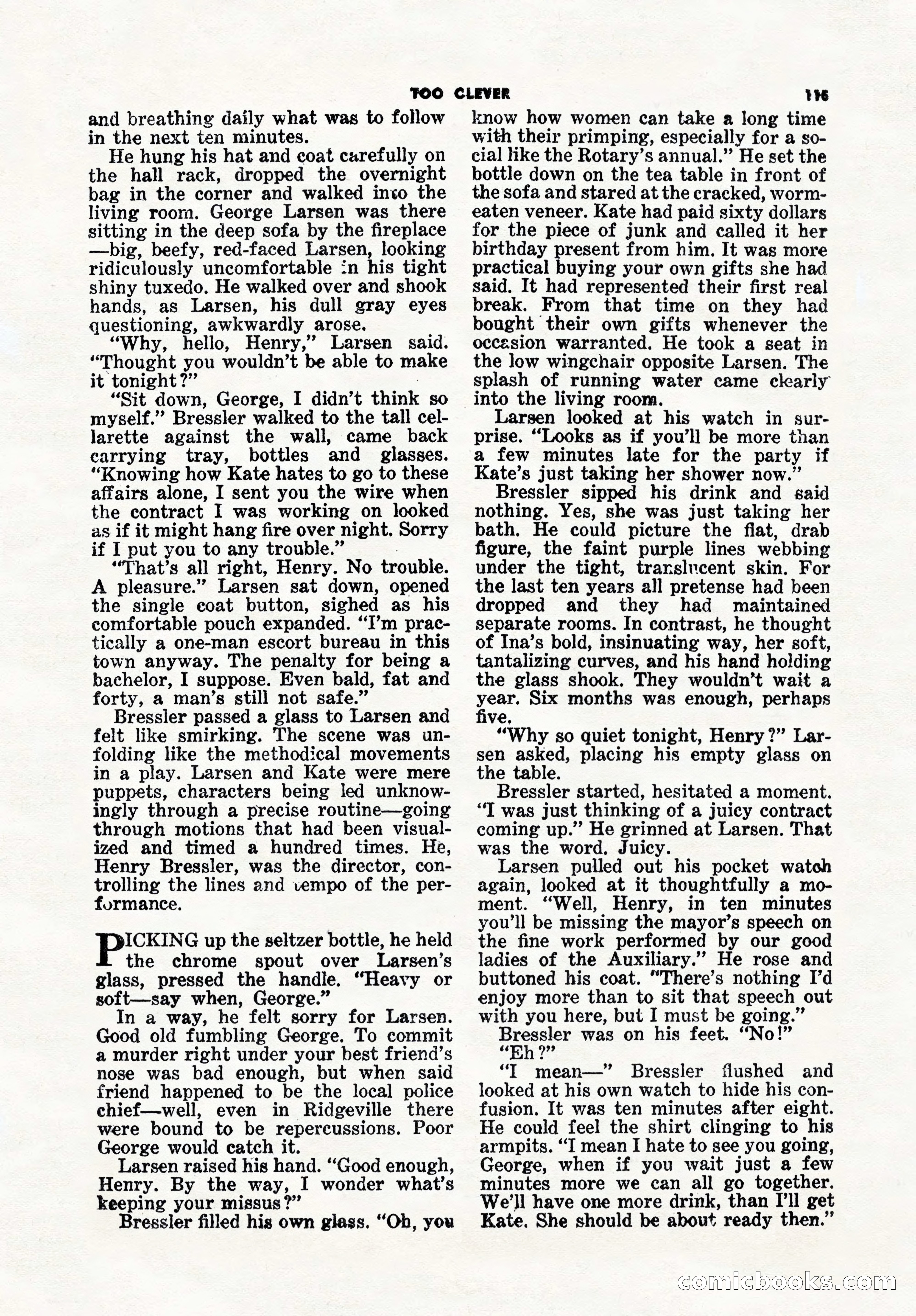 5 Detective Novels Magazine, Winter 1950 — page 115 of 148