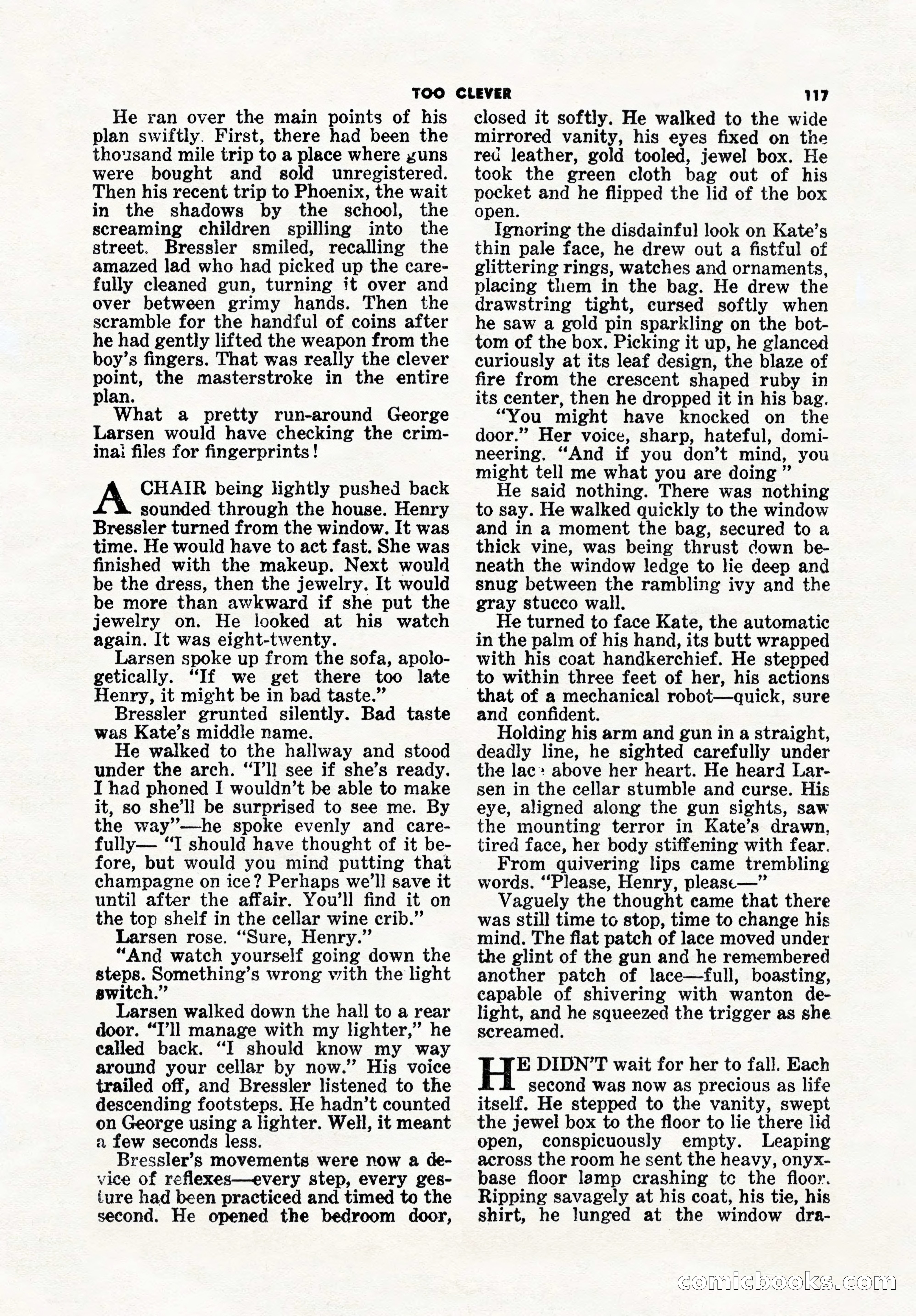 5 Detective Novels Magazine, Winter 1950 — page 117 of 148