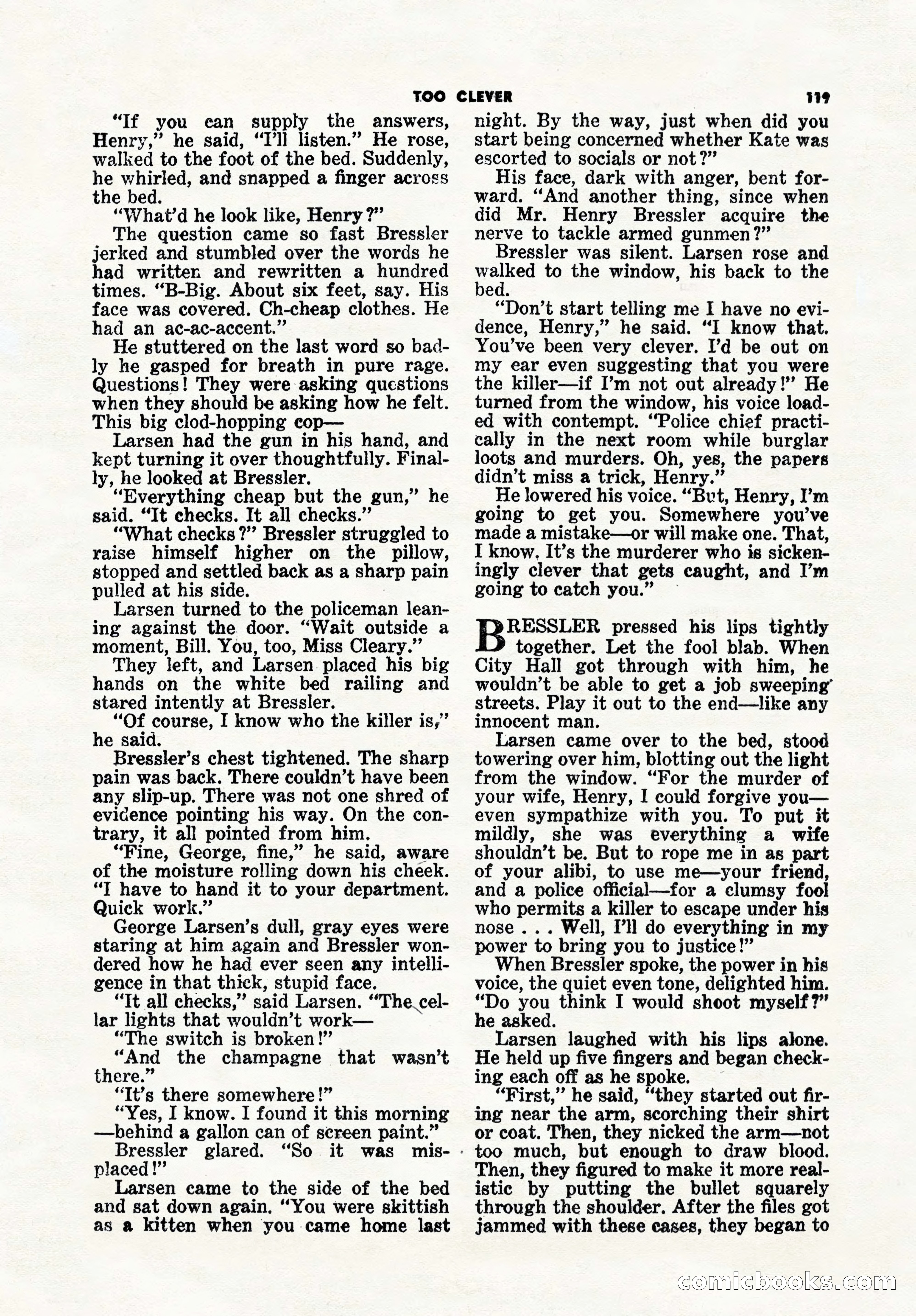 5 Detective Novels Magazine, Winter 1950 — page 119 of 148