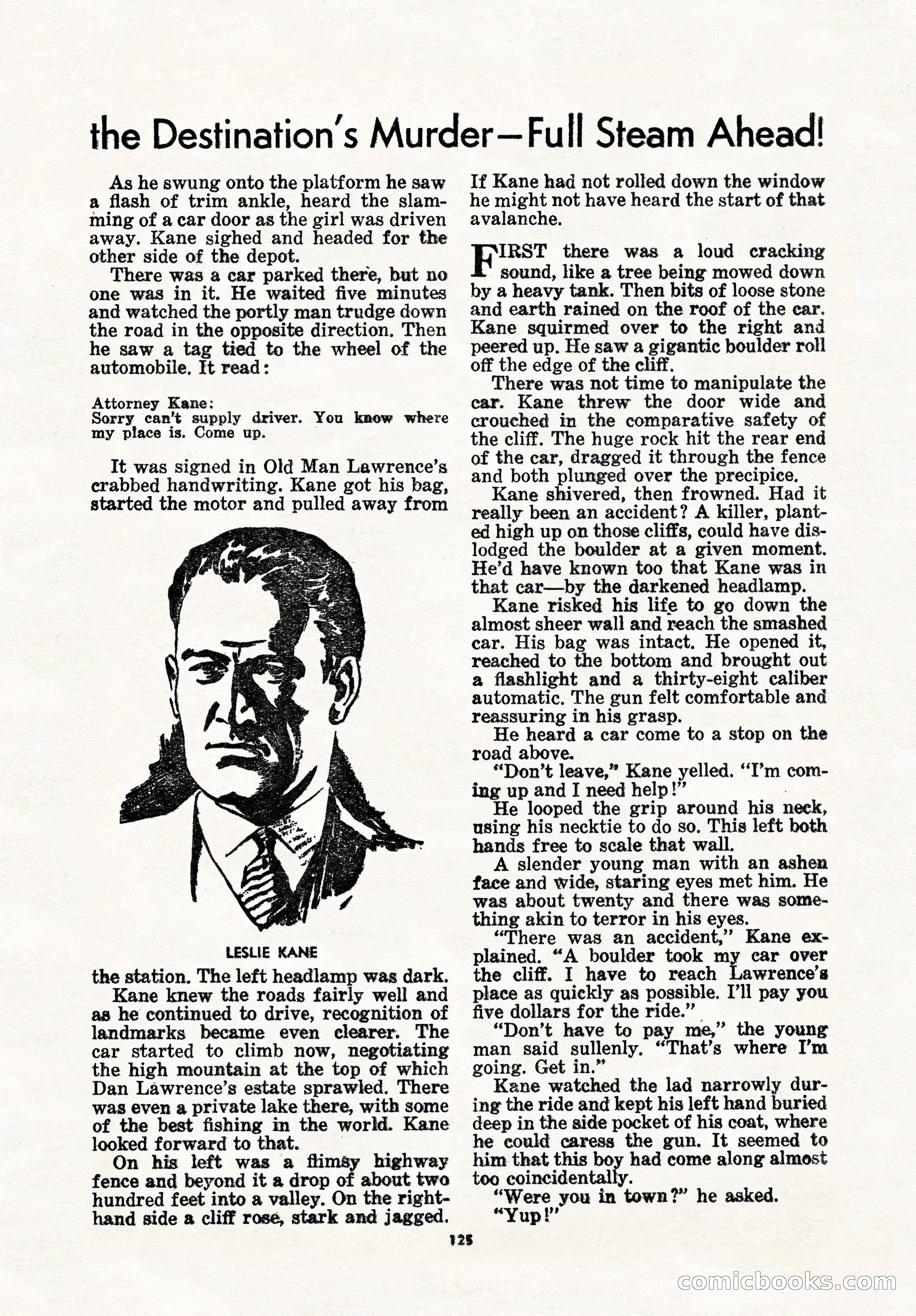 5 Detective Novels Magazine, Winter 1950 — page 125 of 148