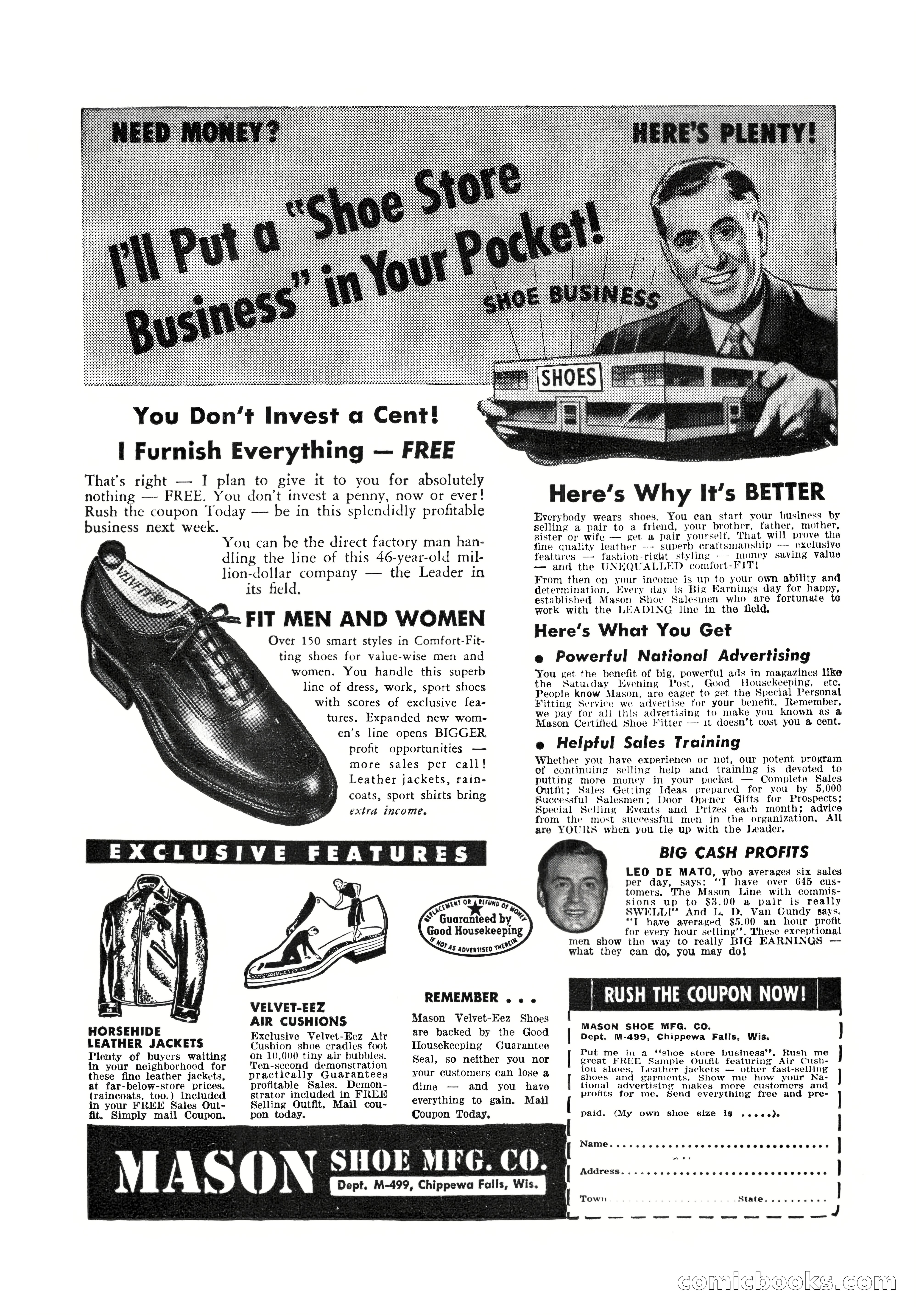 5 Detective Novels Magazine, Winter 1950 — page 147 of 148