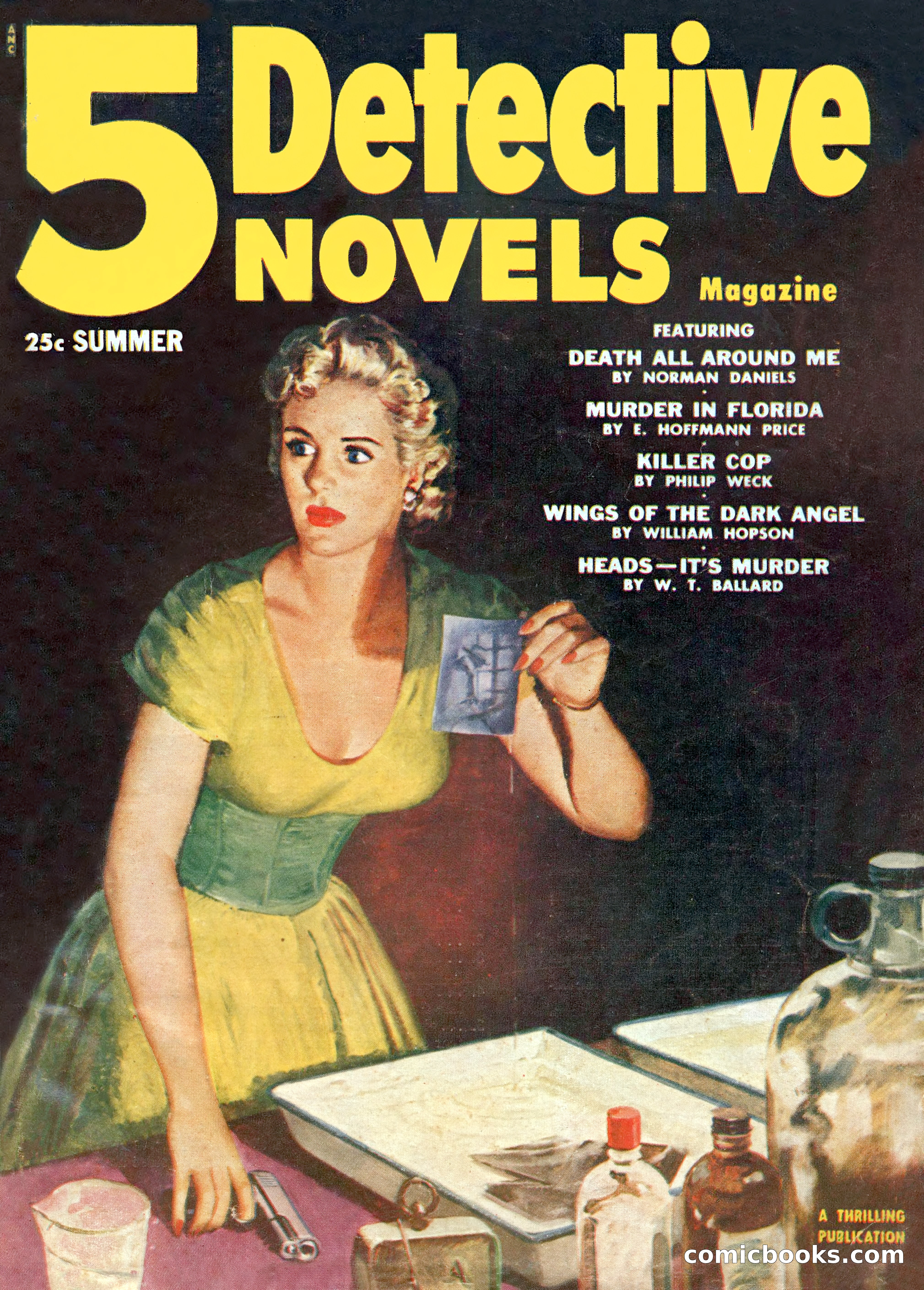 5 Detective Novels Magazine Cover — page 1 of 132