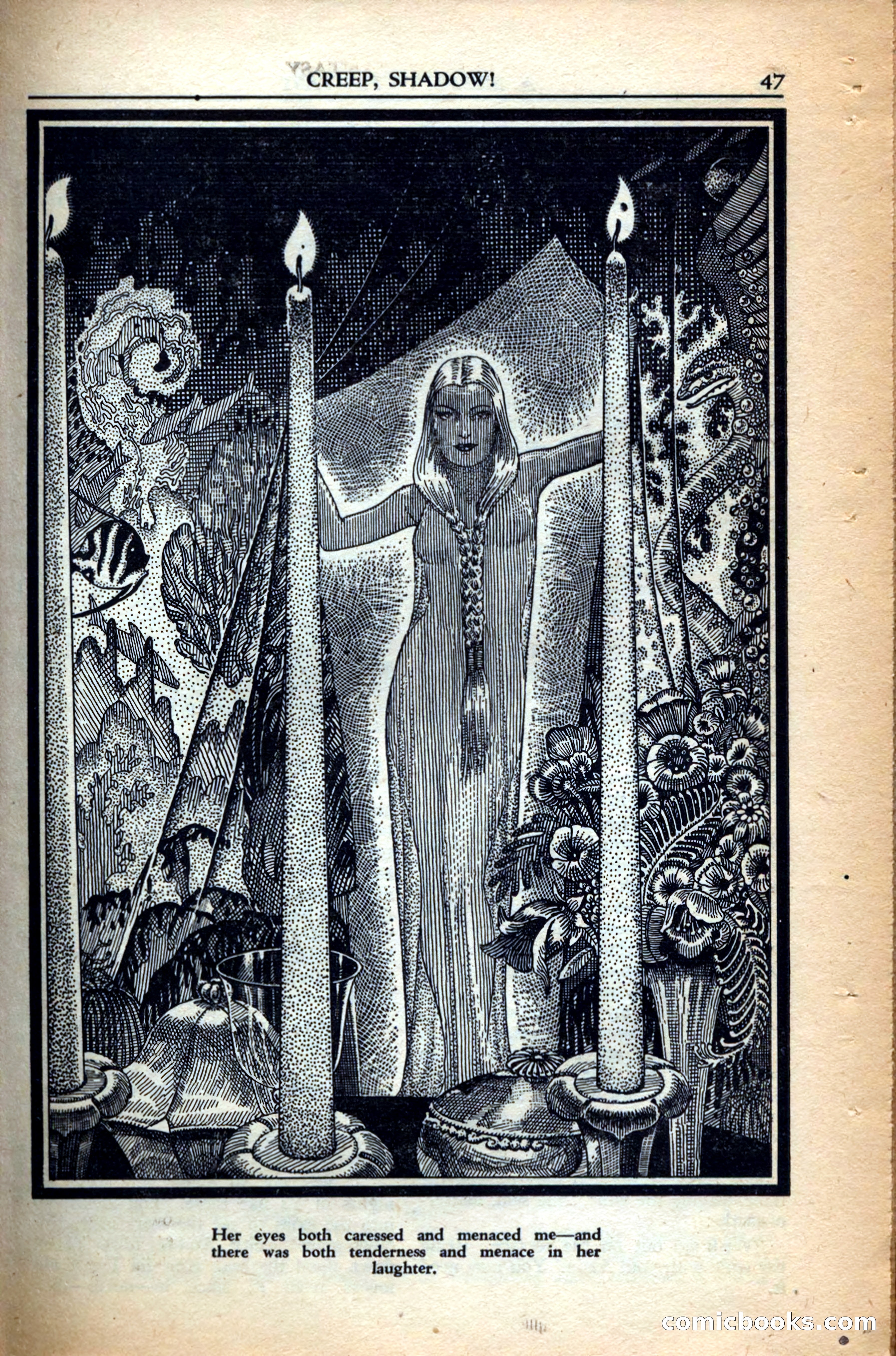 A. Merritt's Fantasy Magazine, December 1949 — page 47 of 133