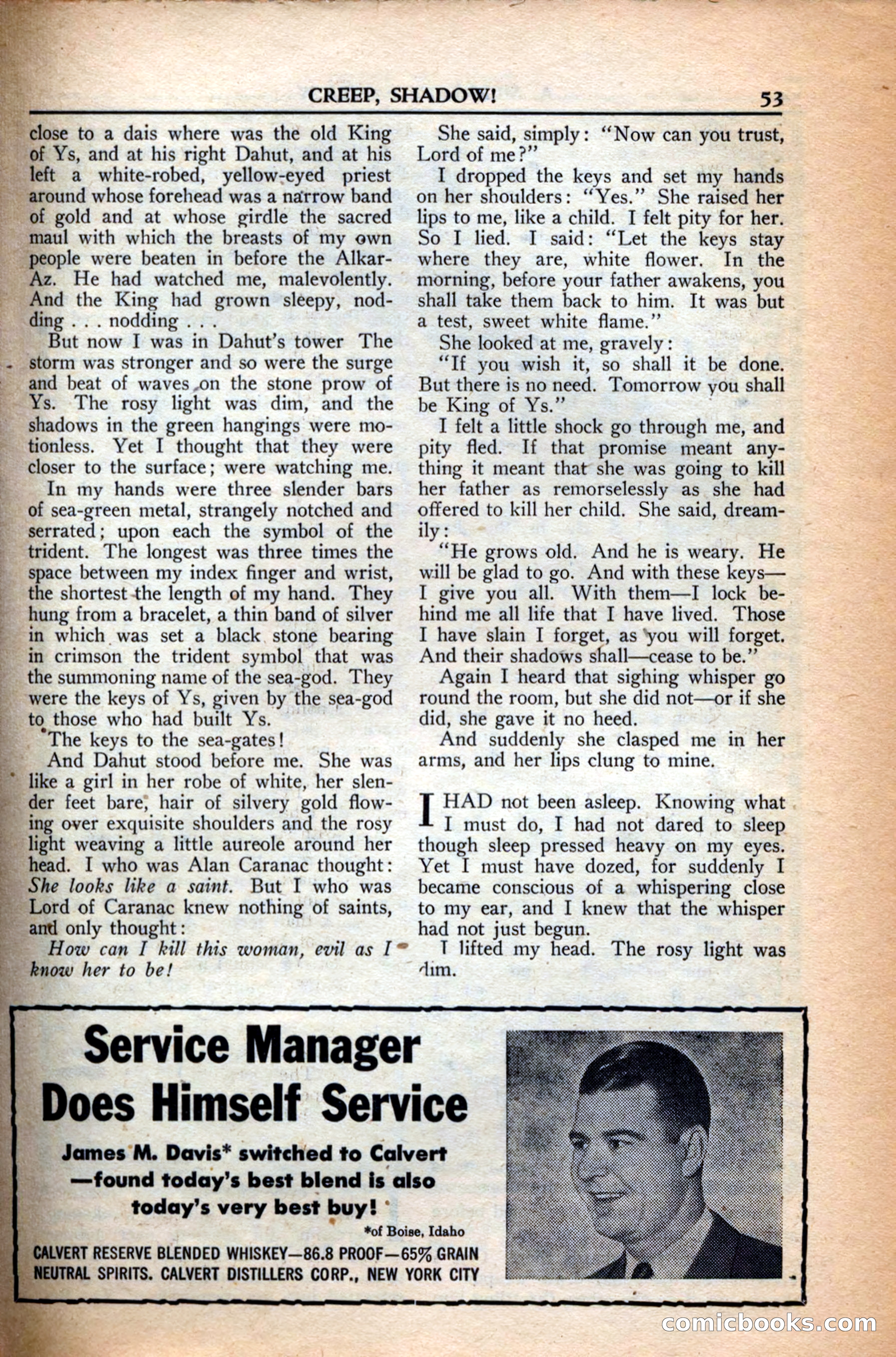 A. Merritt's Fantasy Magazine, December 1949 — page 53 of 133