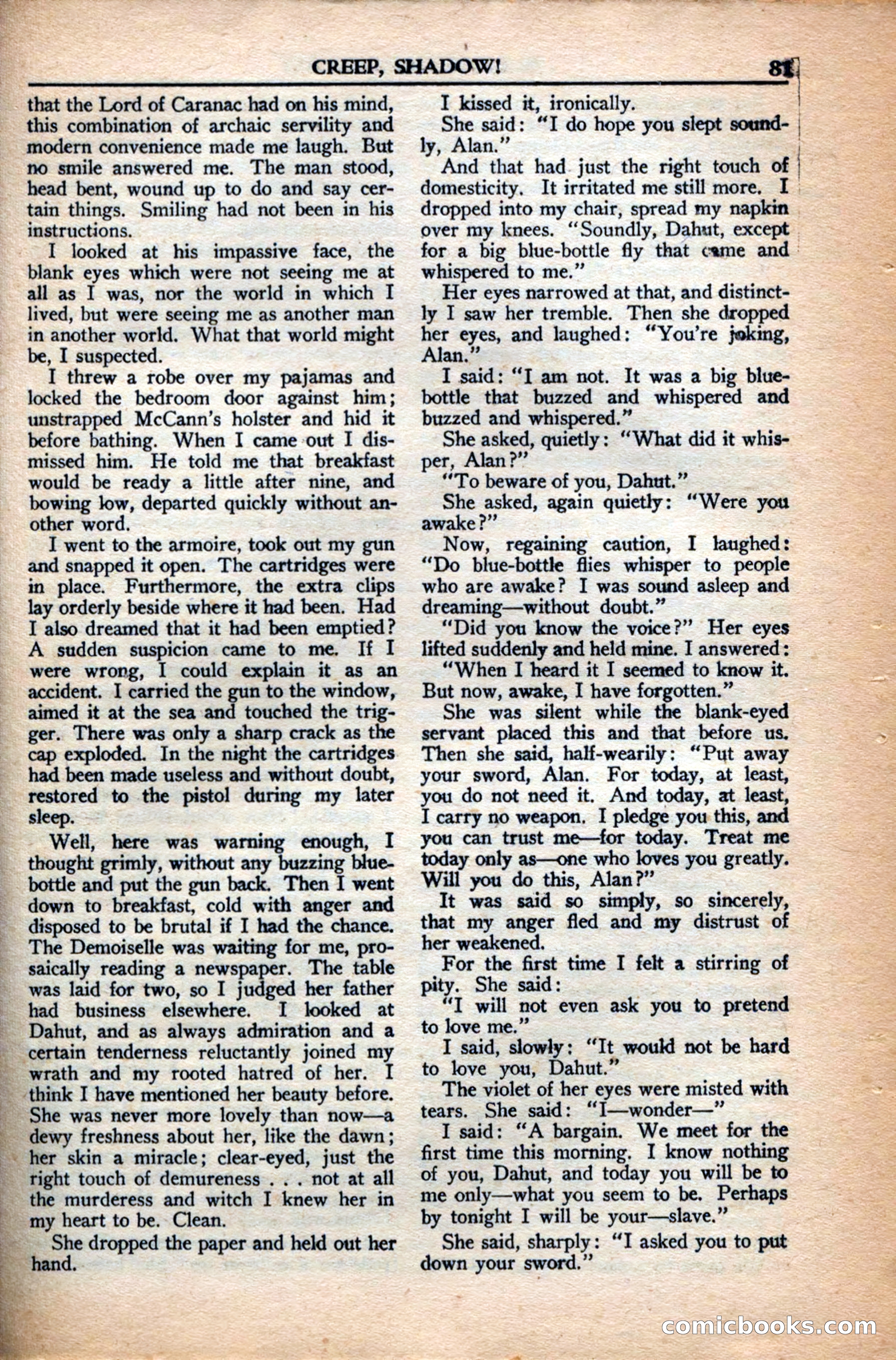 A. Merritt's Fantasy Magazine, December 1949 — page 81 of 133