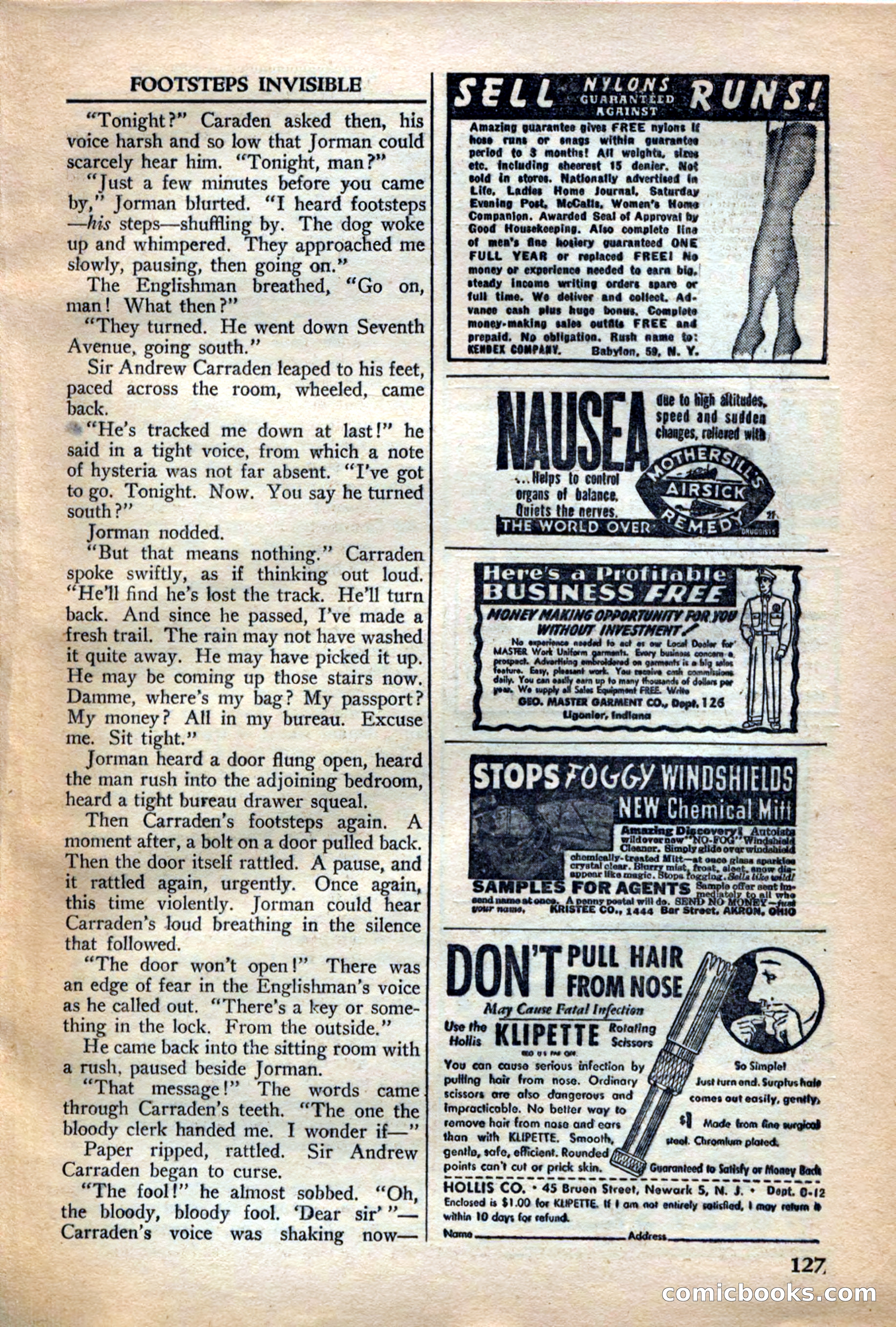 A. Merritt's Fantasy Magazine, December 1949 — page 127 of 133