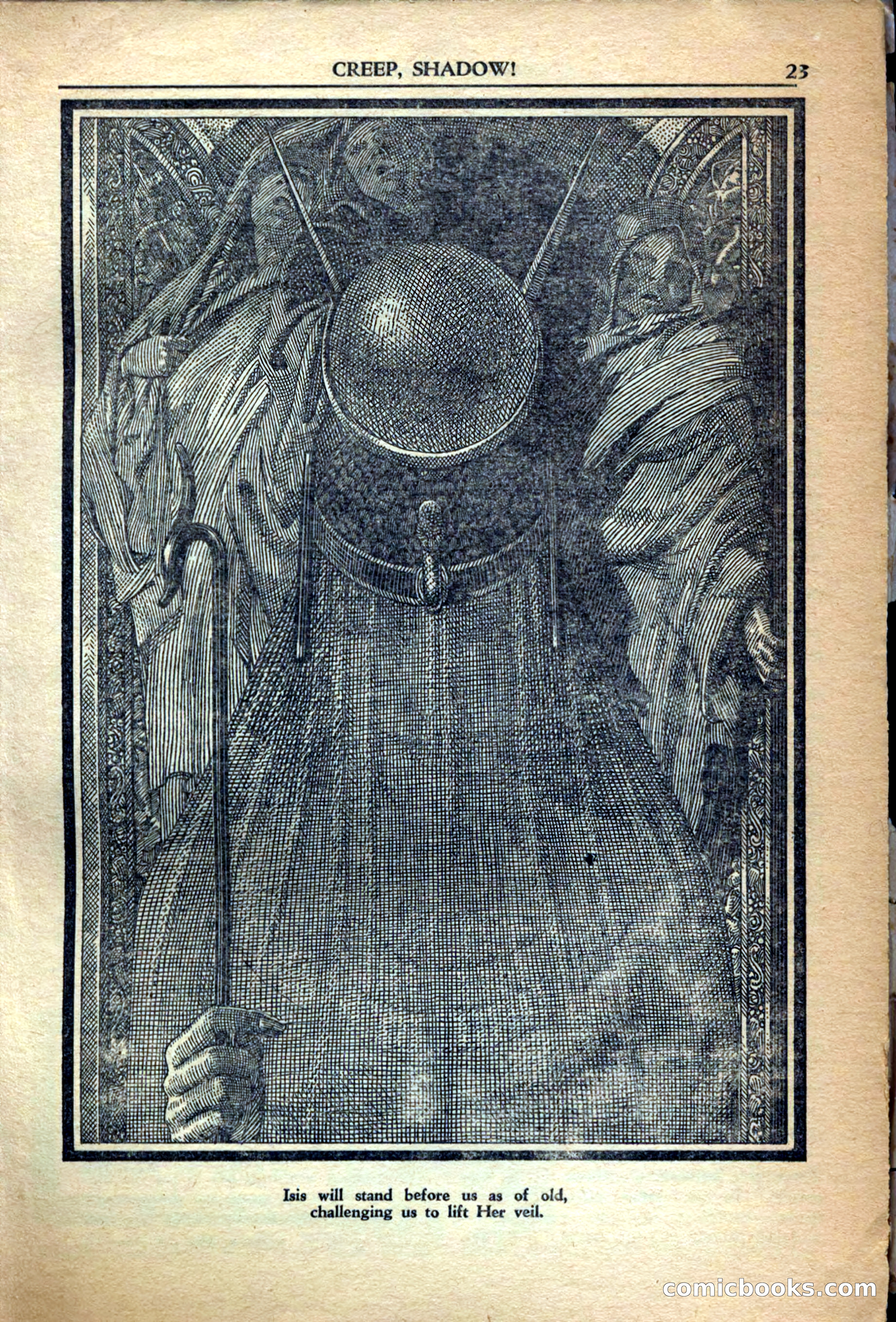 A. Merritt's Fantasy Magazine, December 1949 — page 23 of 132