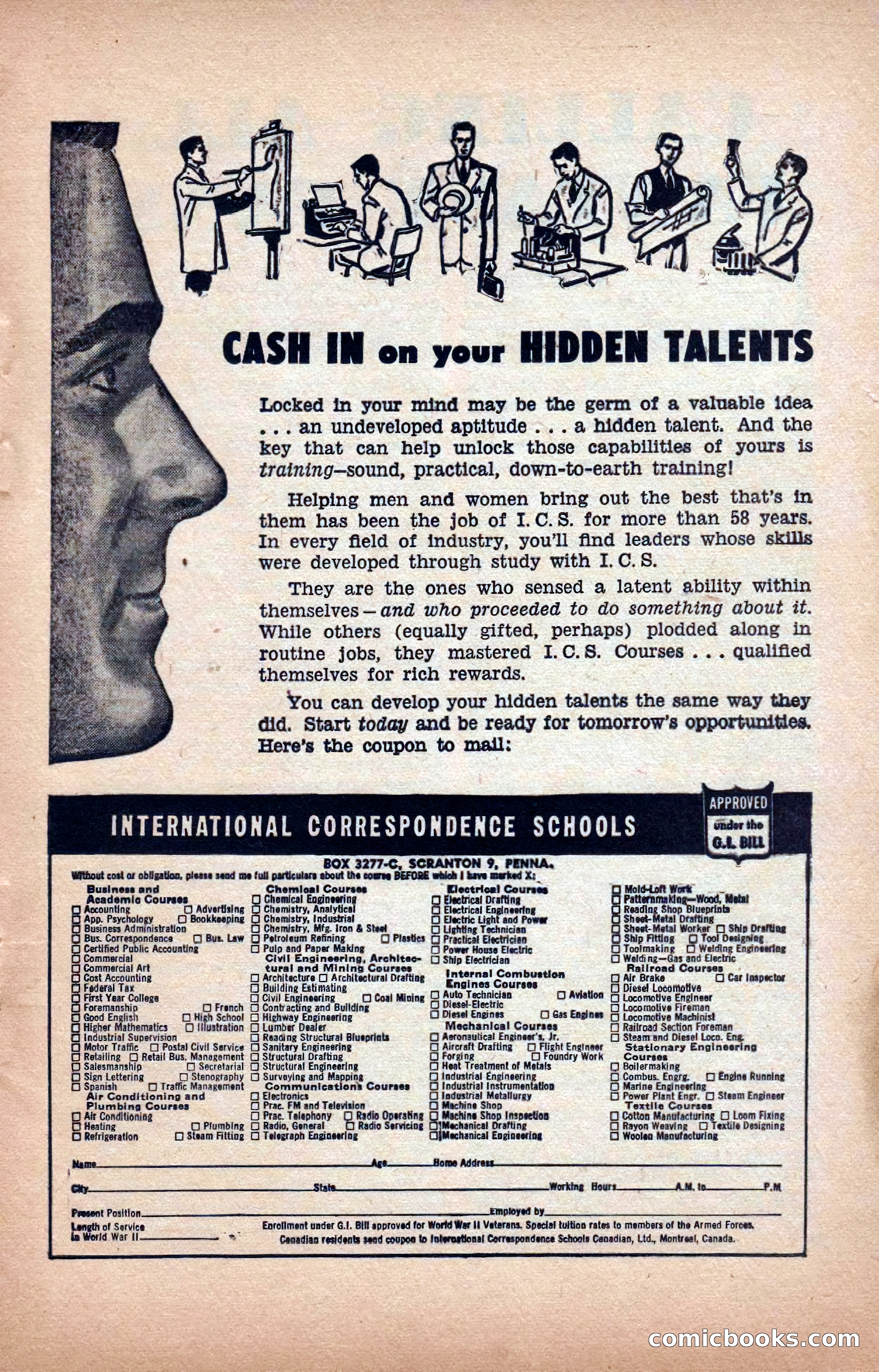 A. Merritt's Fantasy Magazine, February 1950 — page 5 of 134