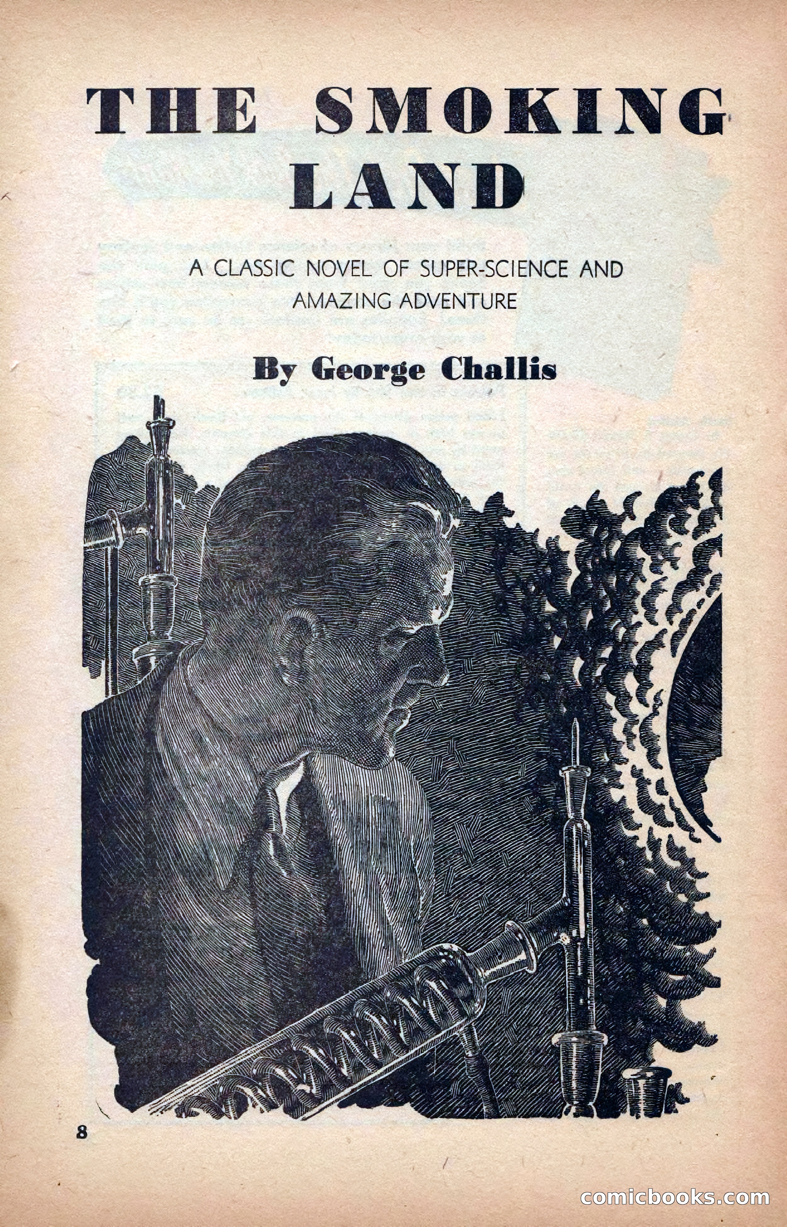 A. Merritt's Fantasy Magazine, February 1950 — page 8 of 134