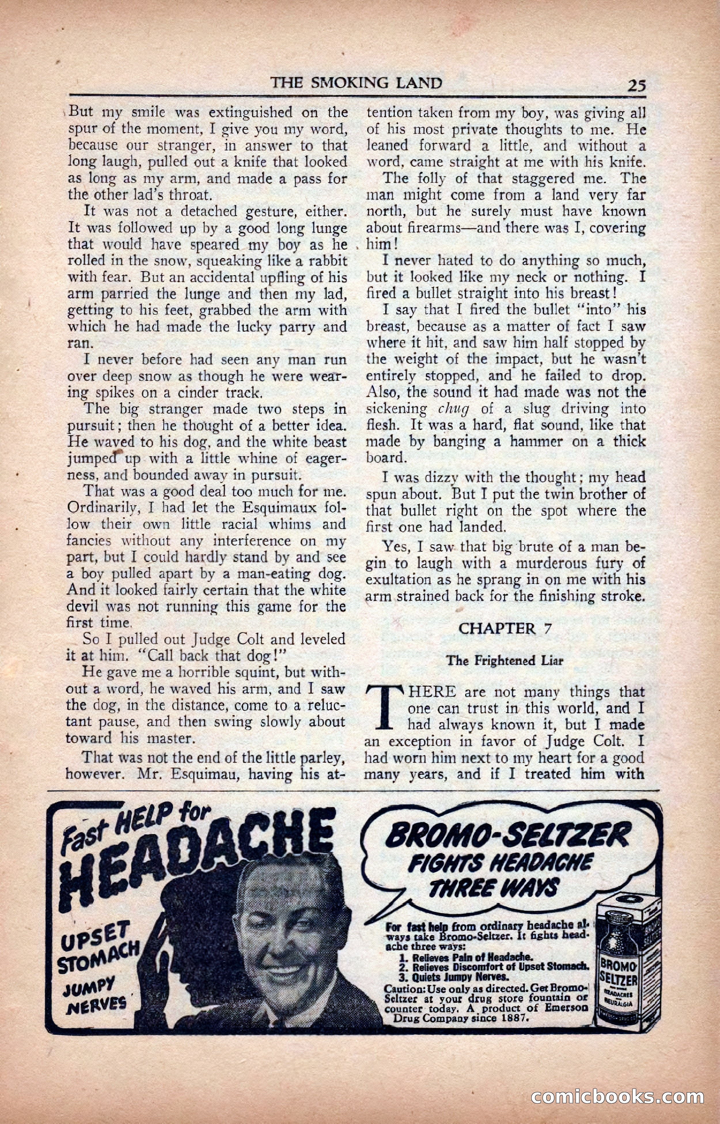 A. Merritt's Fantasy Magazine, February 1950 — page 25 of 134