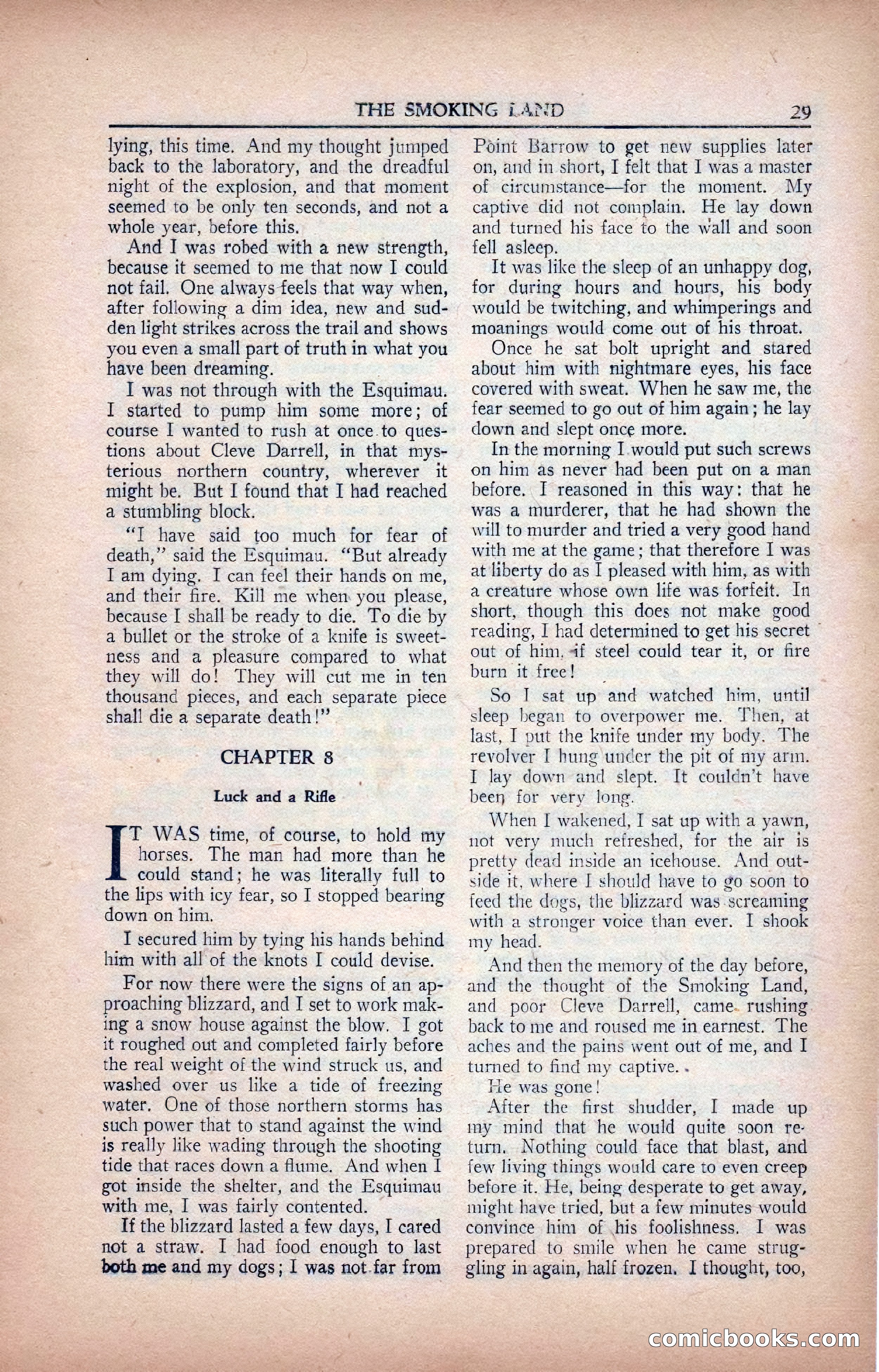 A. Merritt's Fantasy Magazine, February 1950 — page 29 of 134