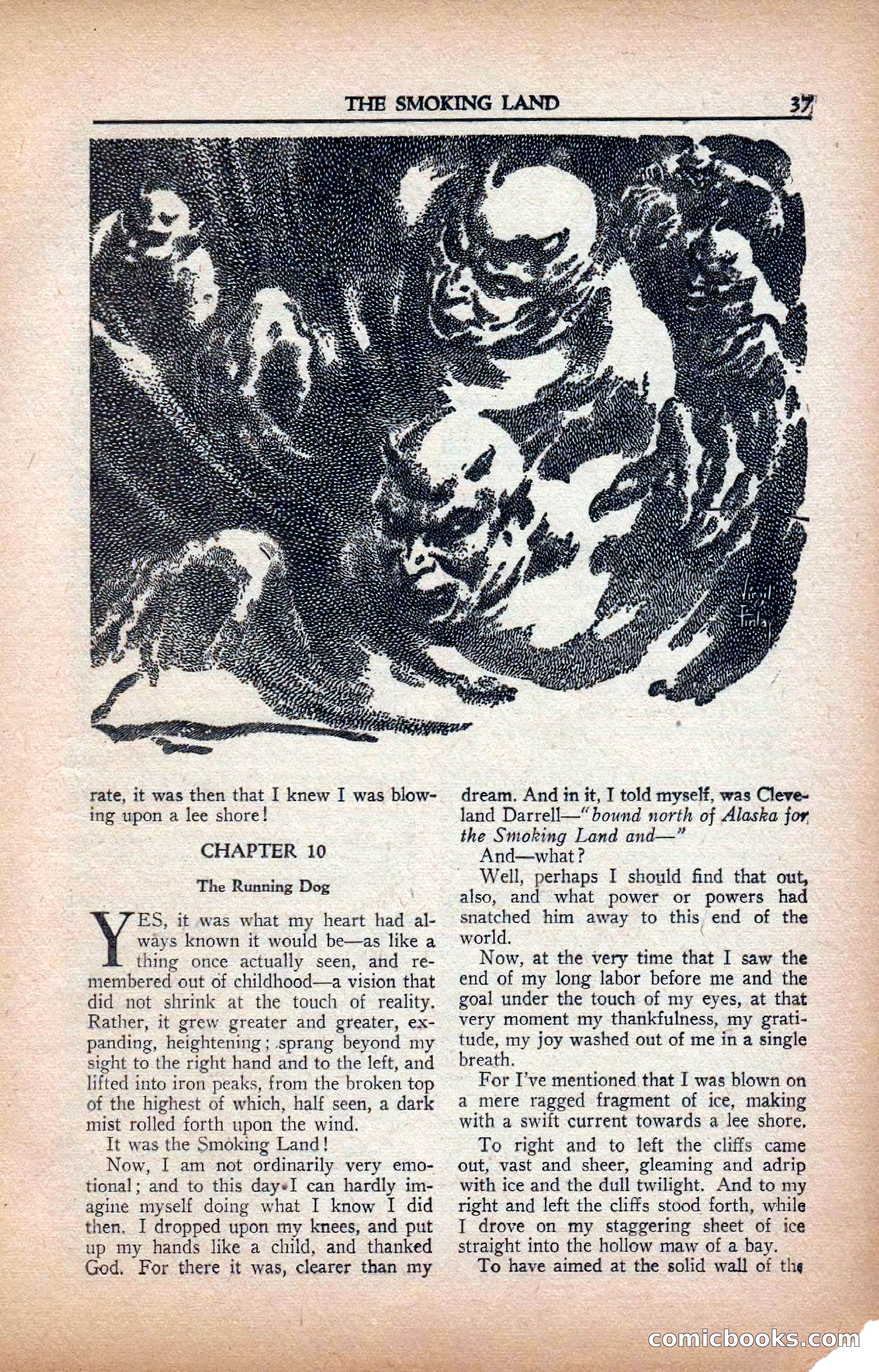 A. Merritt's Fantasy Magazine, February 1950 — page 37 of 134