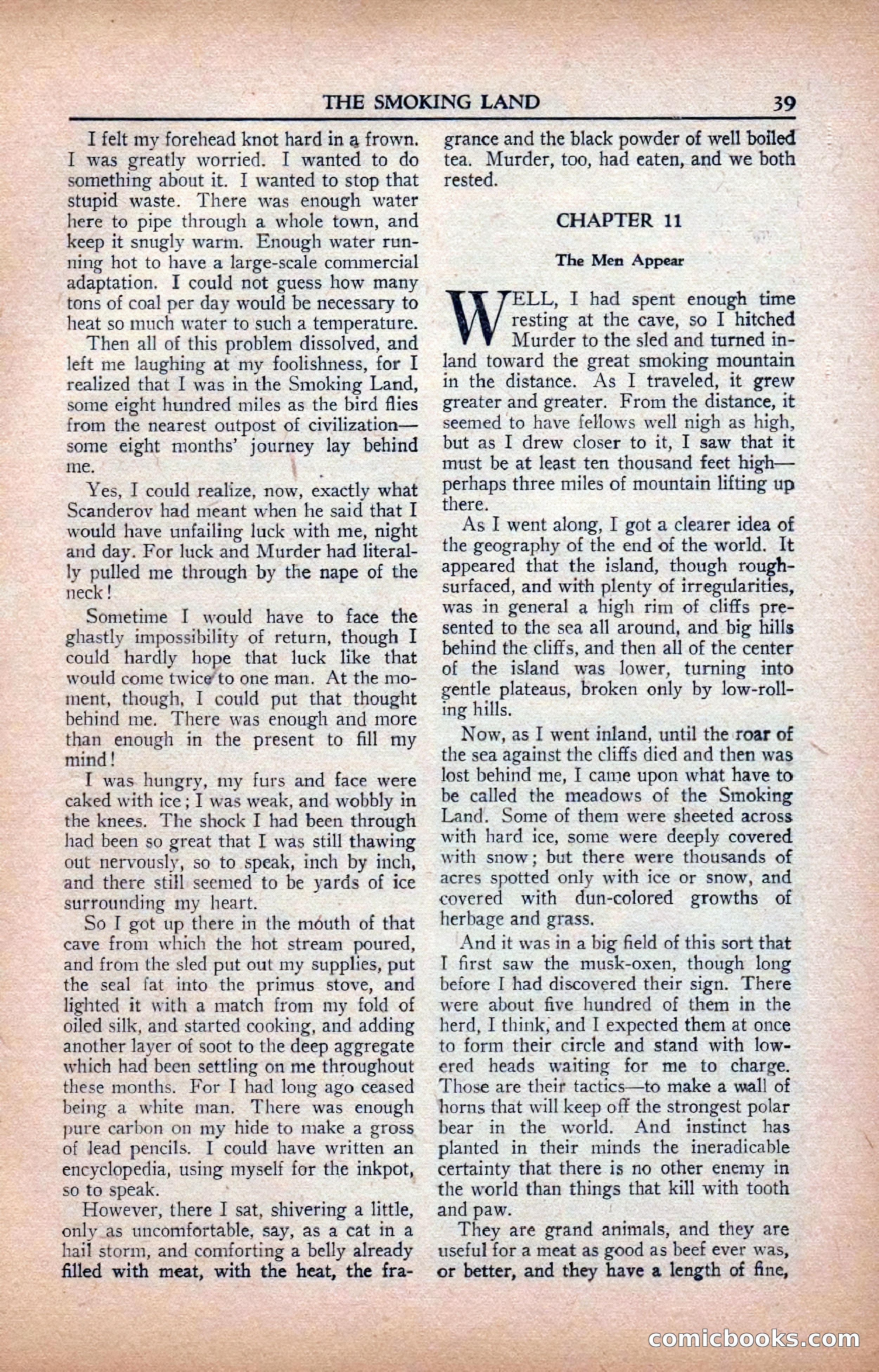 A. Merritt's Fantasy Magazine, February 1950 — page 39 of 134