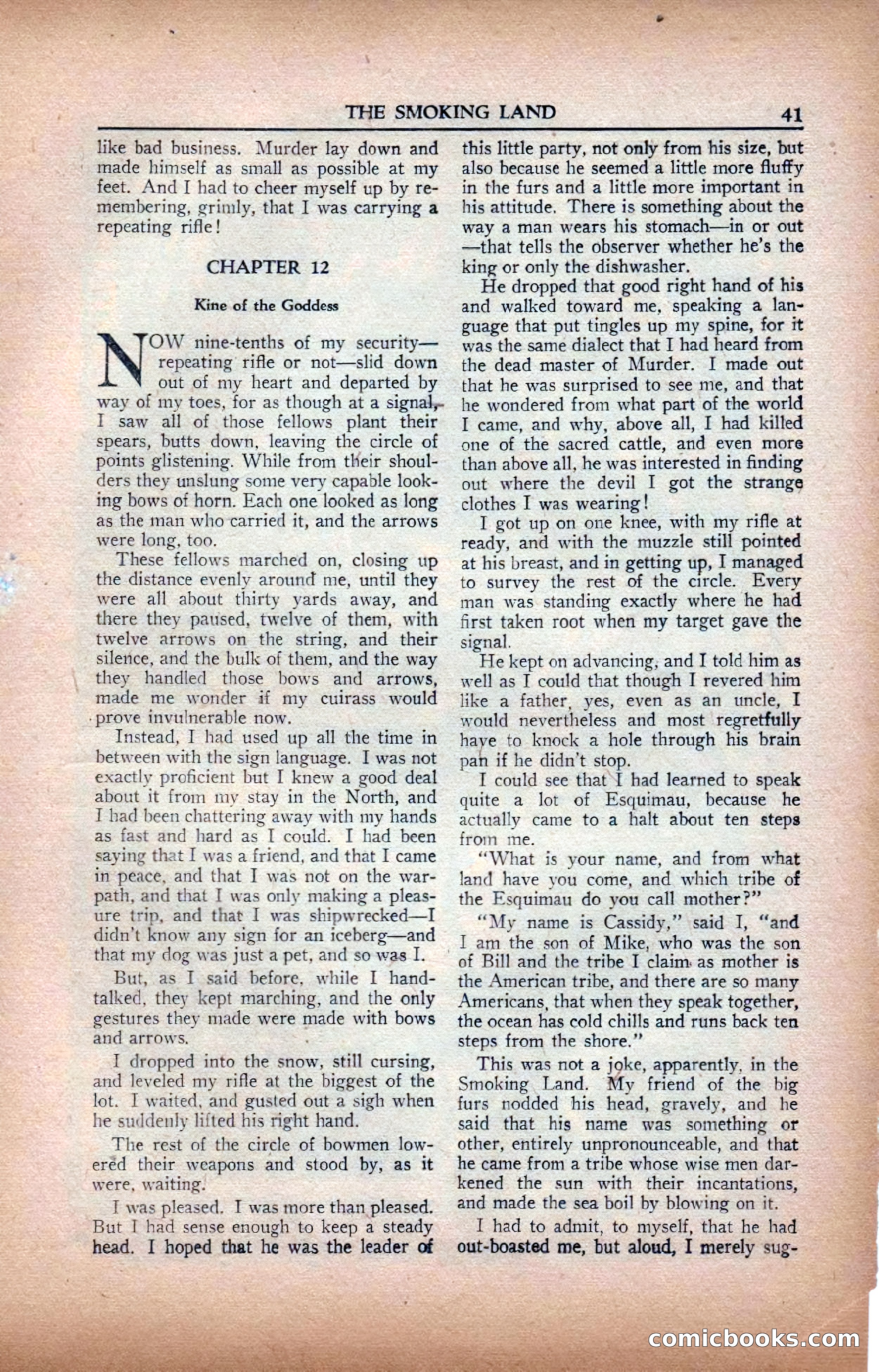 A. Merritt's Fantasy Magazine, February 1950 — page 41 of 134