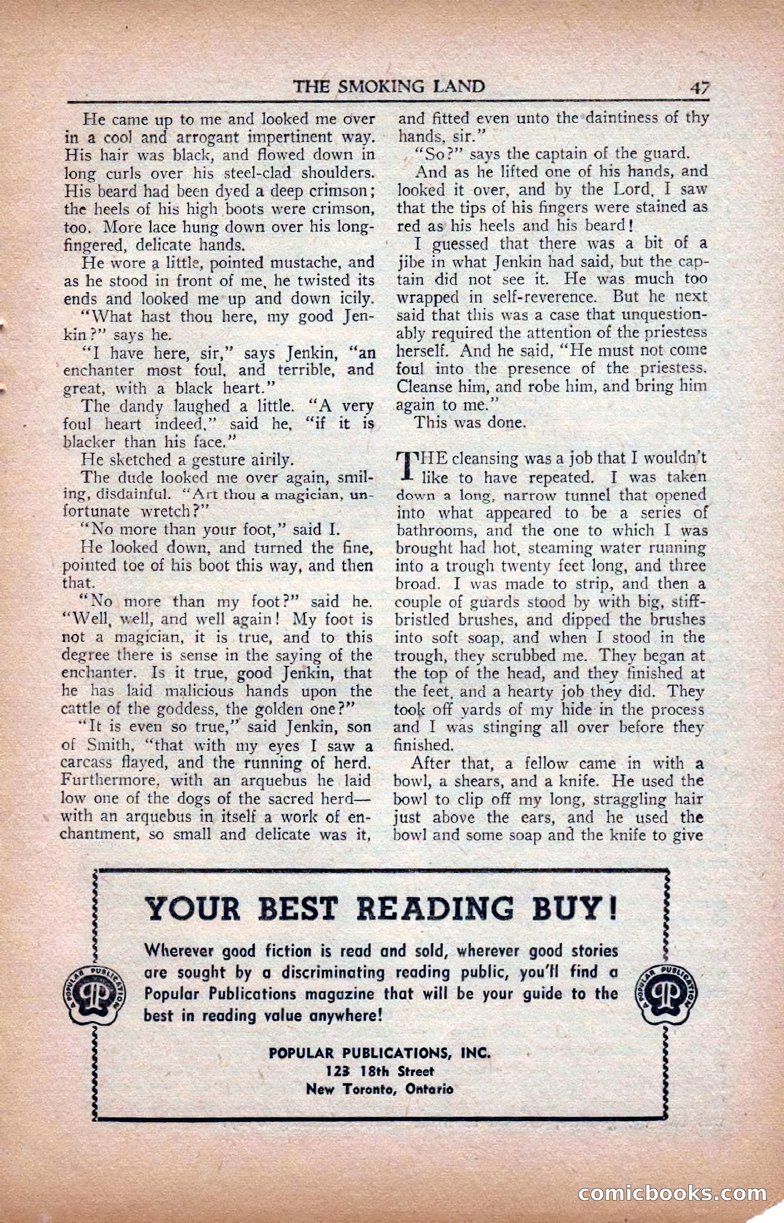 A. Merritt's Fantasy Magazine, February 1950 — page 47 of 134