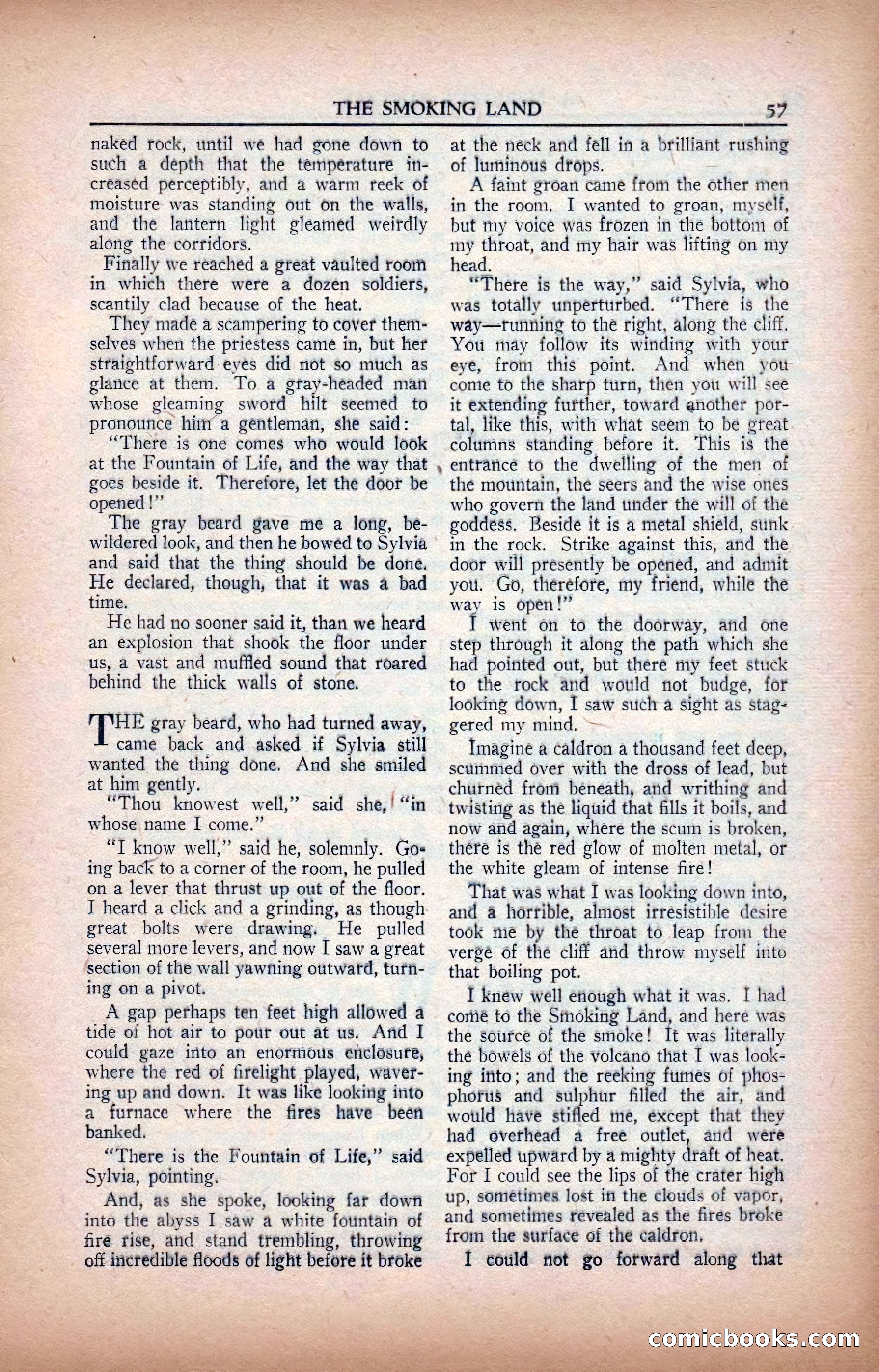 A. Merritt's Fantasy Magazine, February 1950 — page 57 of 134