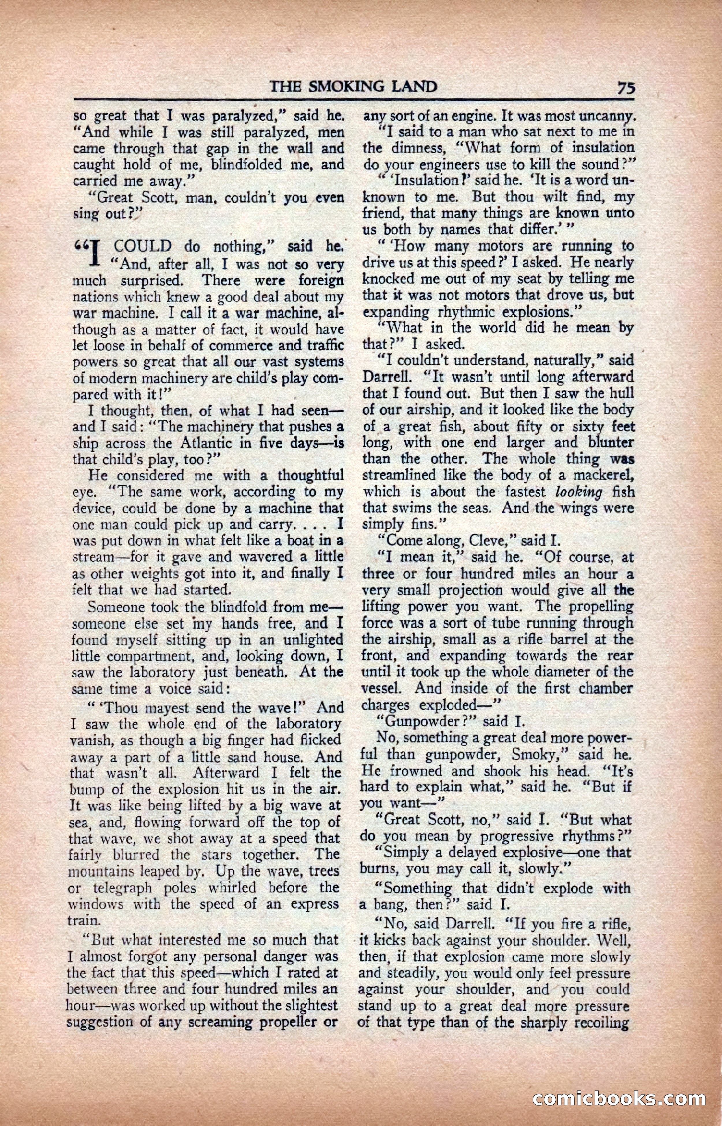 A. Merritt's Fantasy Magazine, February 1950 — page 75 of 134
