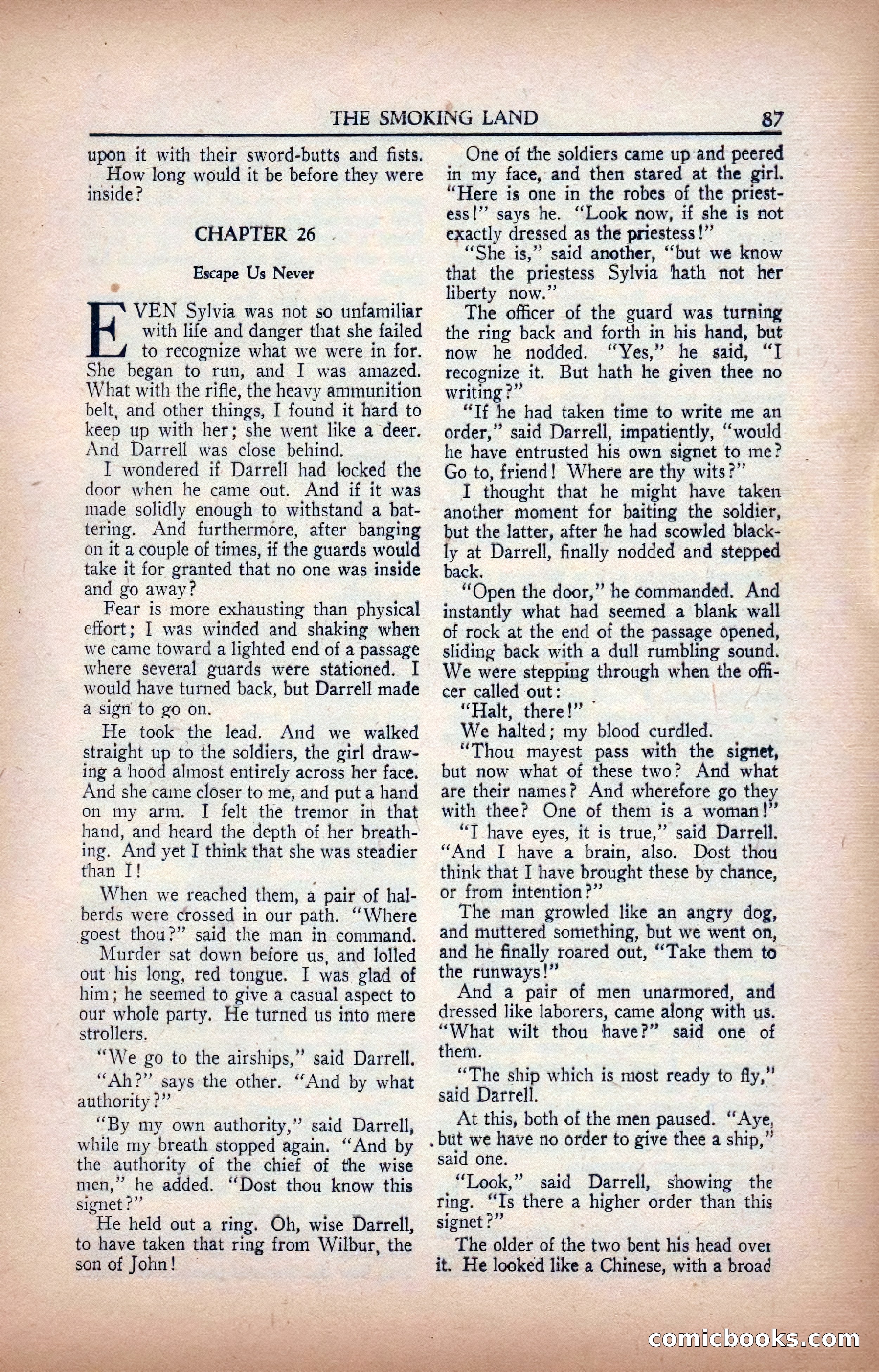 A. Merritt's Fantasy Magazine, February 1950 — page 87 of 134