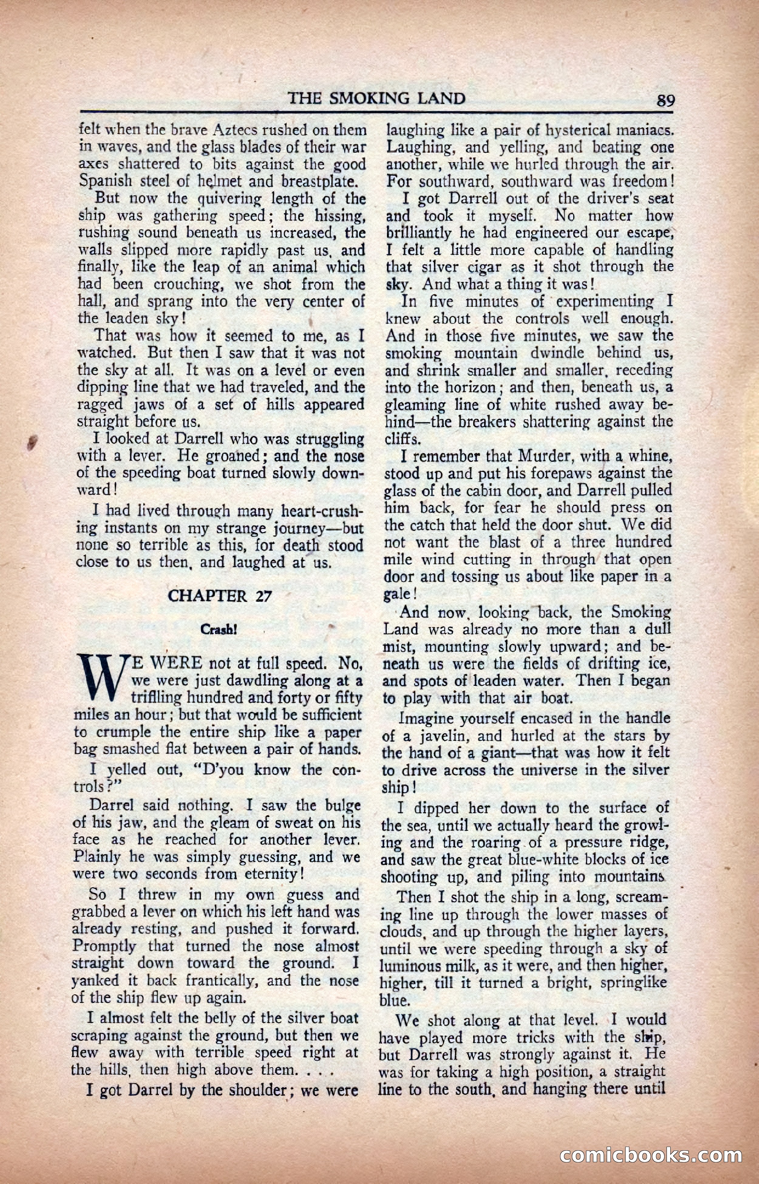A. Merritt's Fantasy Magazine, February 1950 — page 89 of 134