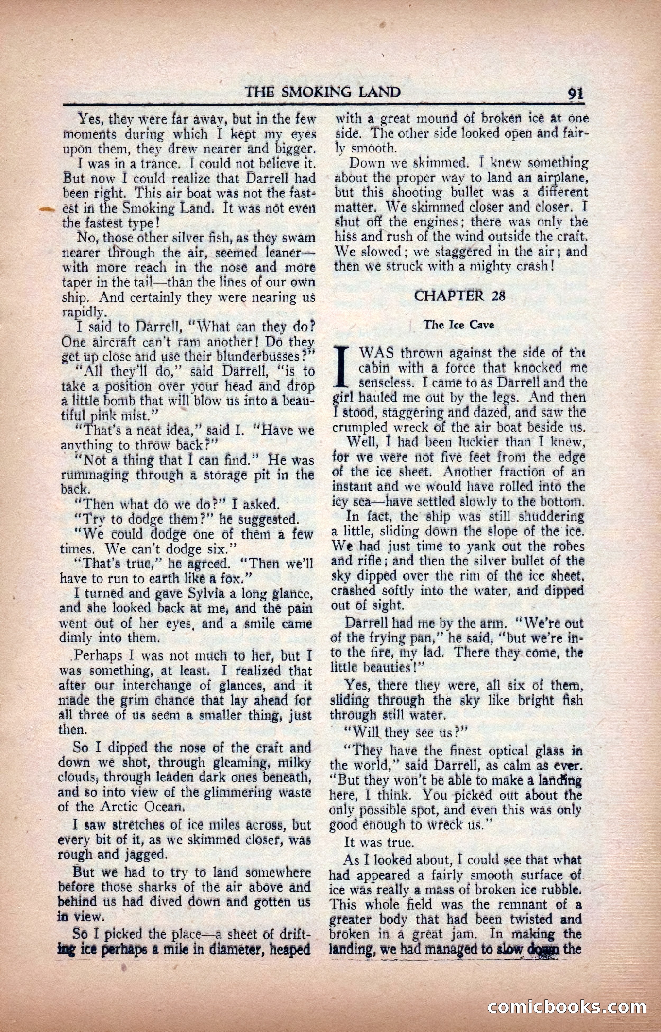 A. Merritt's Fantasy Magazine, February 1950 — page 91 of 134