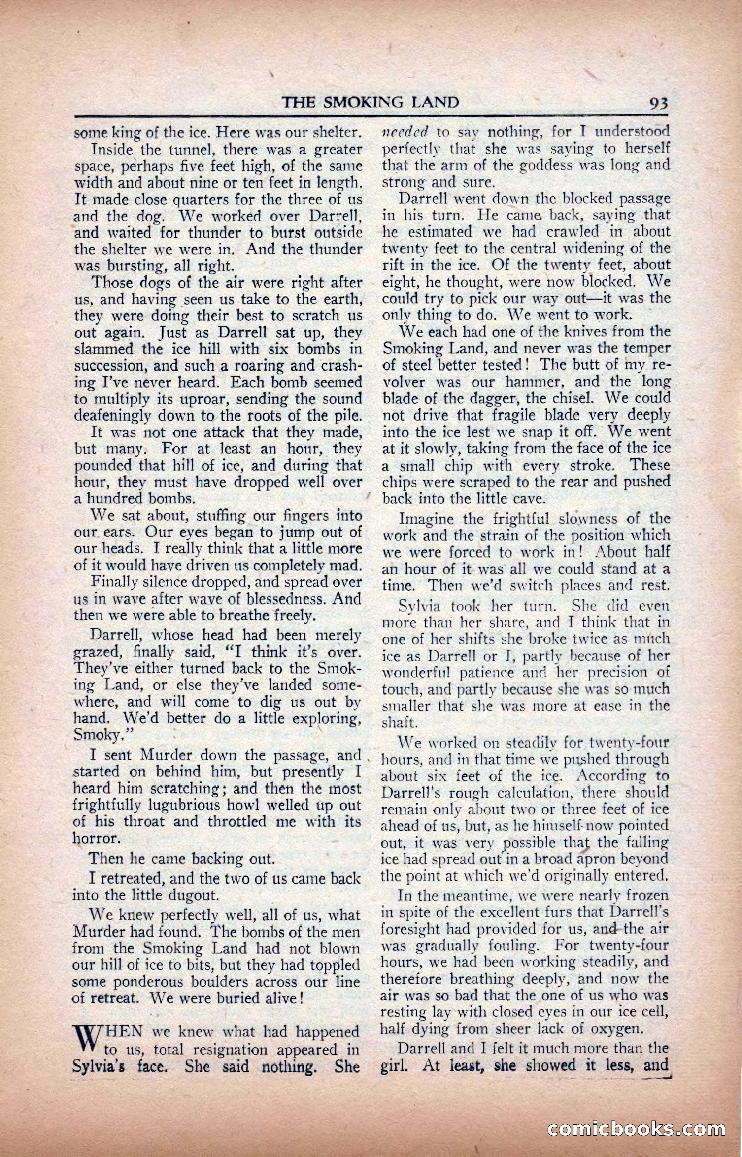 A. Merritt's Fantasy Magazine, February 1950 — page 93 of 134