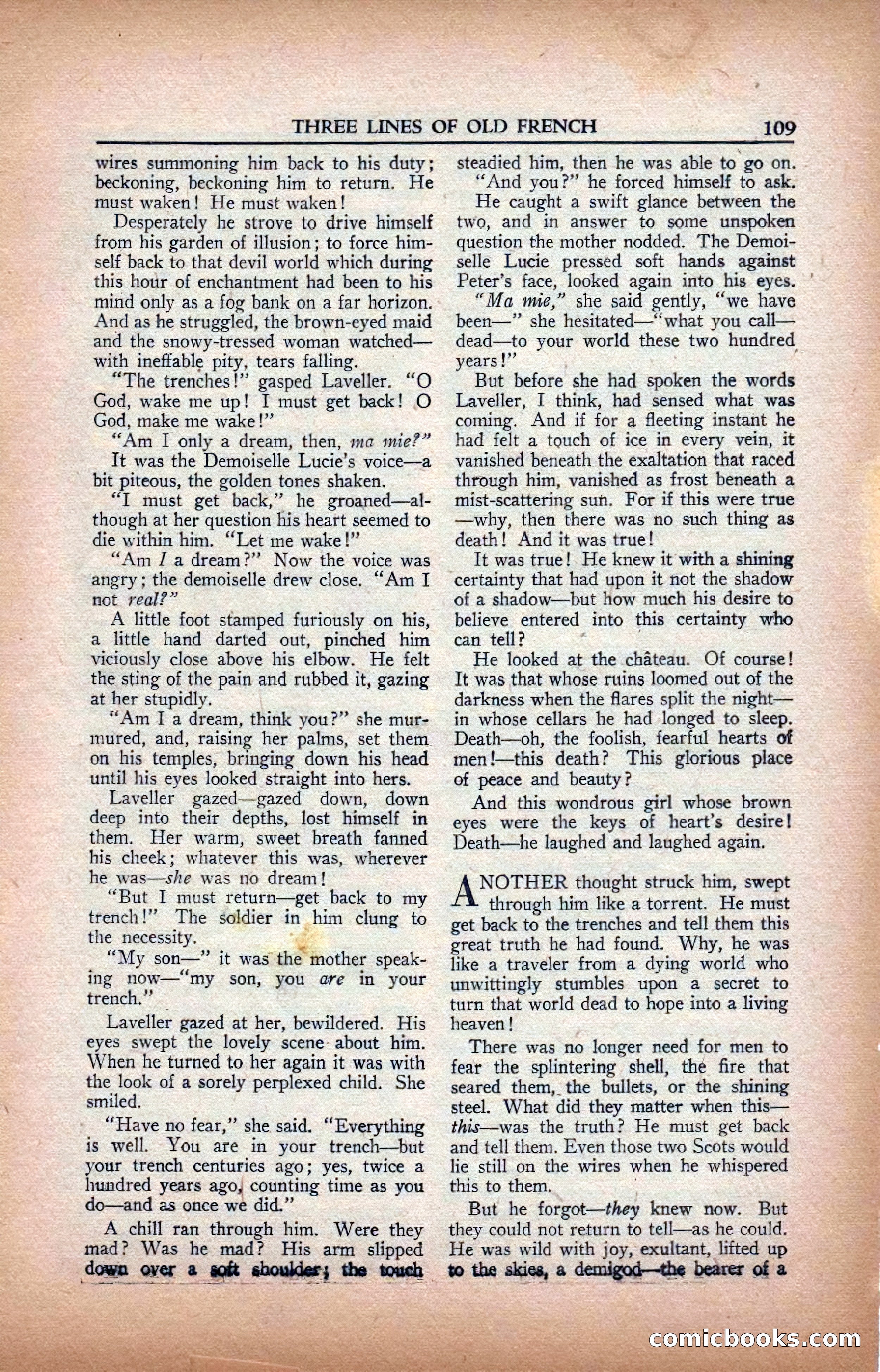 A. Merritt's Fantasy Magazine, February 1950 — page 109 of 134