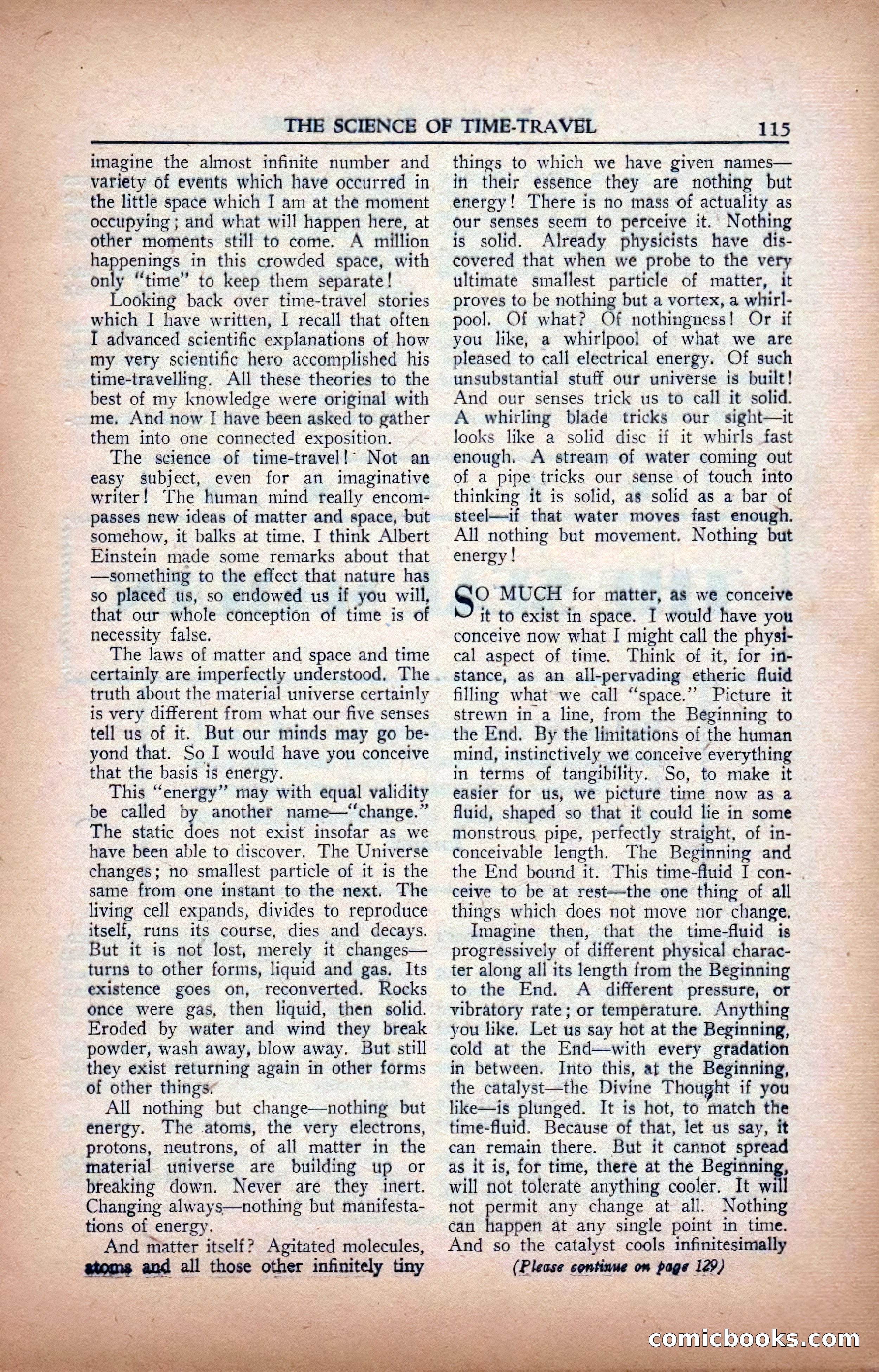 A. Merritt's Fantasy Magazine, February 1950 — page 115 of 134