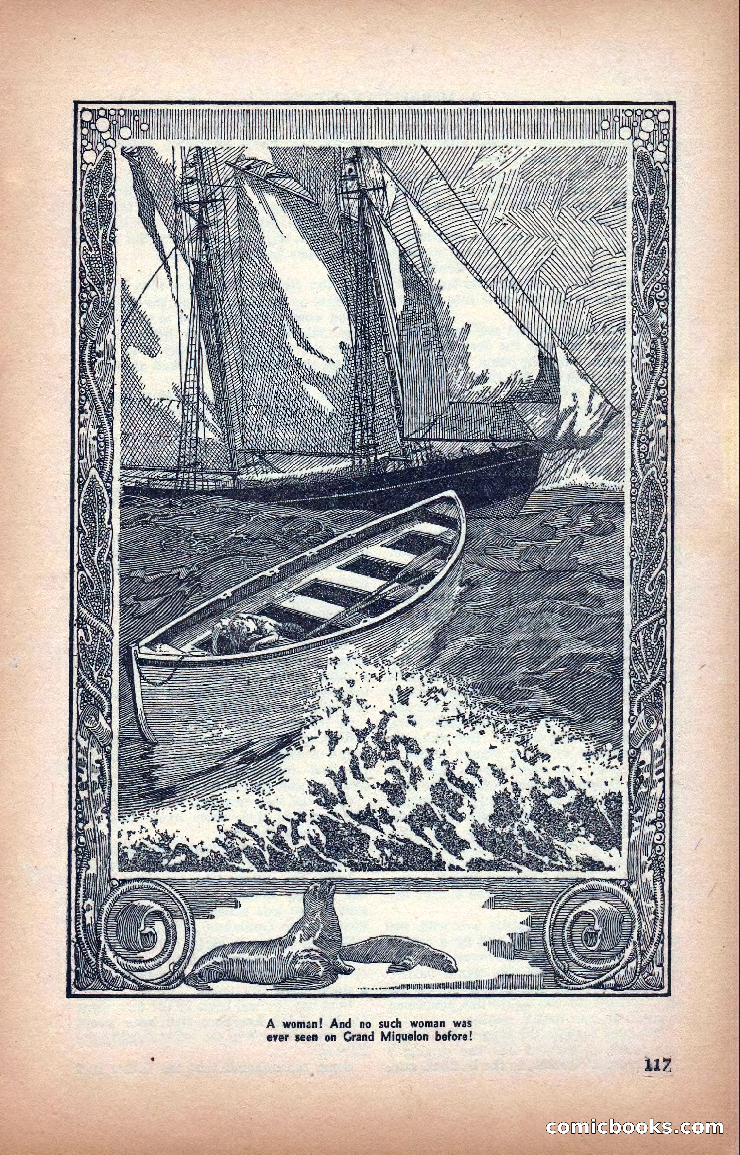A. Merritt's Fantasy Magazine, February 1950 — page 117 of 134