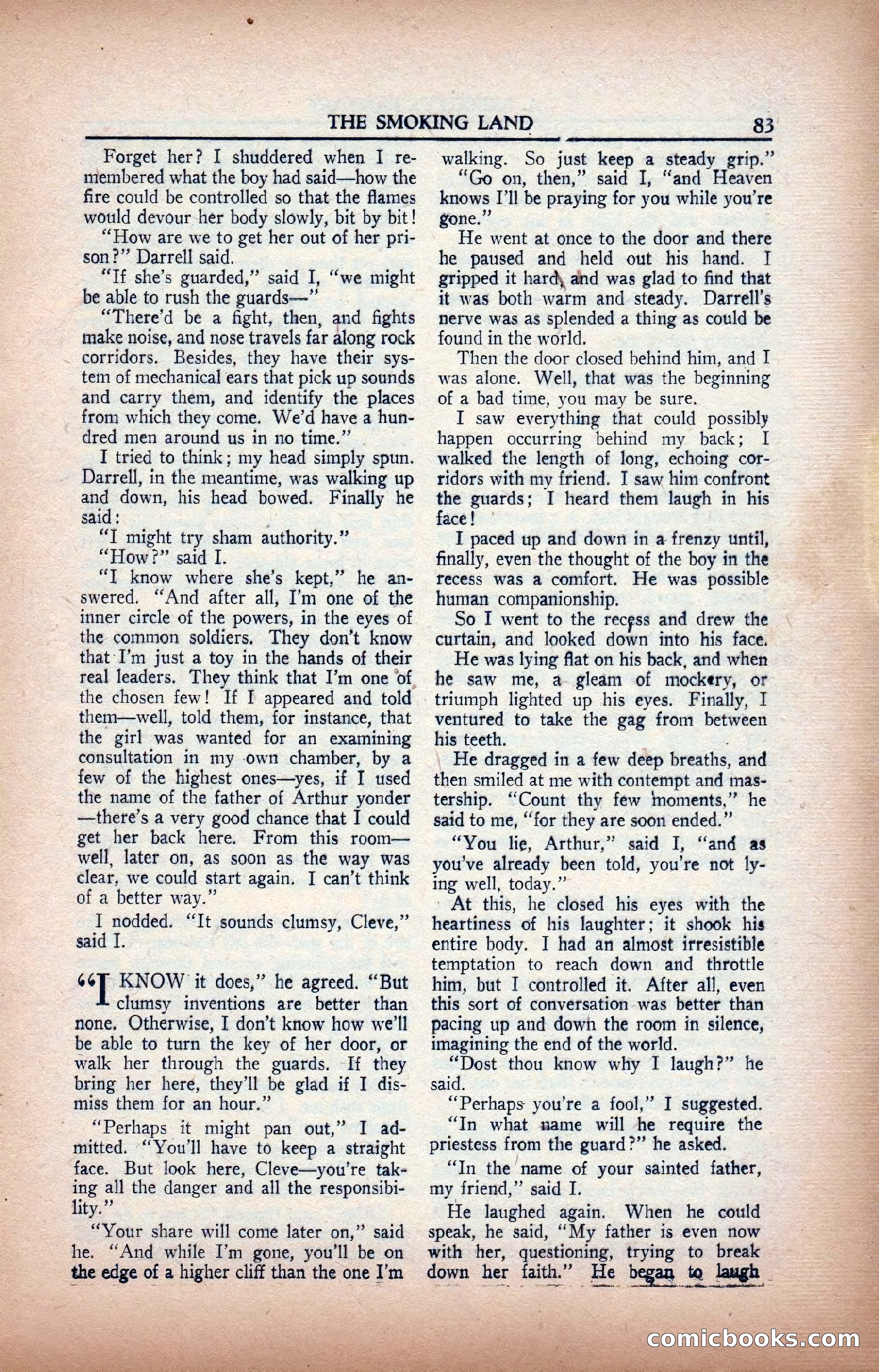 A. Merritt's Fantasy Magazine, February 1950 — page 83 of 133