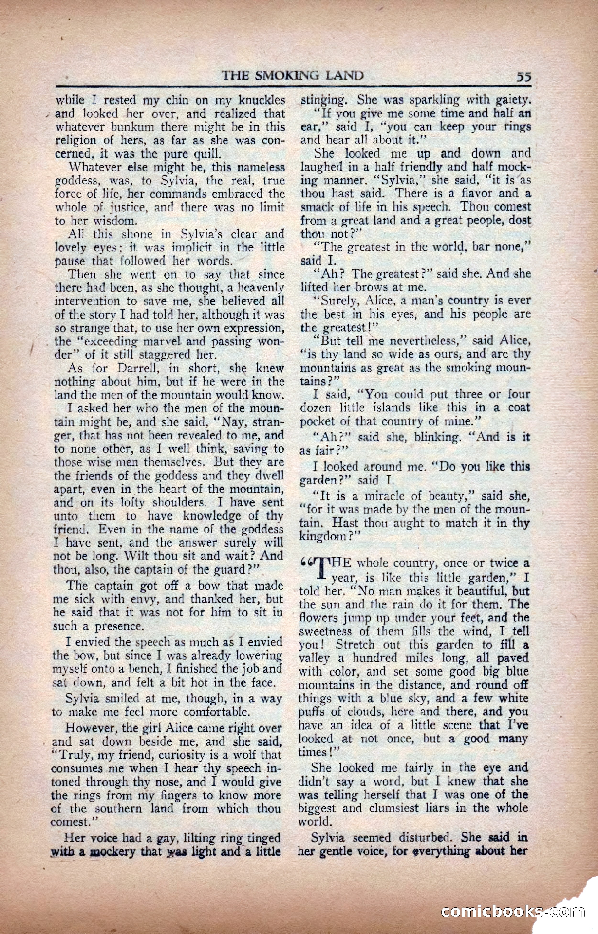 A. Merritt's Fantasy Magazine, February 1950 — page 55 of 133
