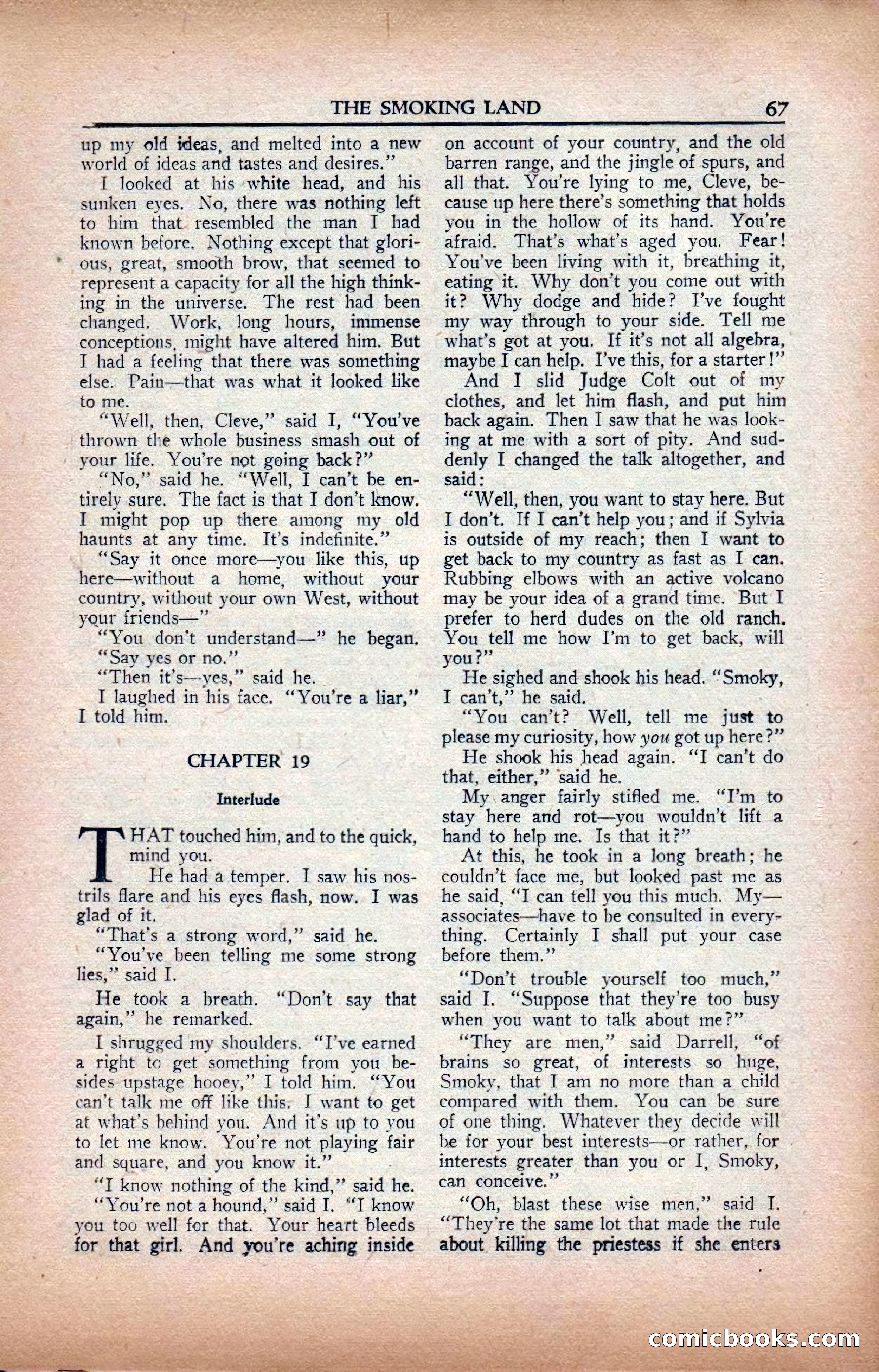 A. Merritt's Fantasy Magazine, February 1950 — page 67 of 133