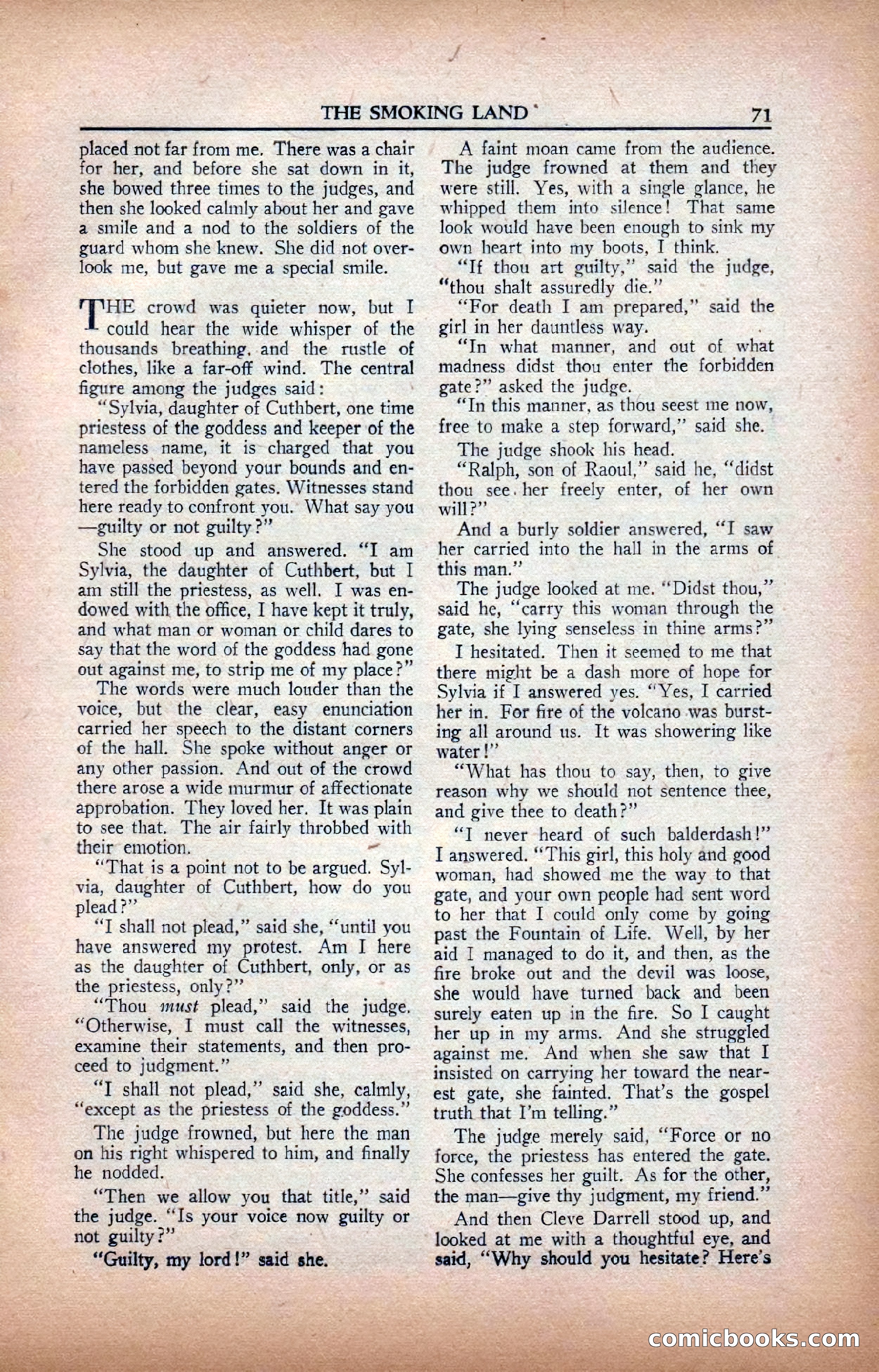 A. Merritt's Fantasy Magazine, February 1950 — page 71 of 133