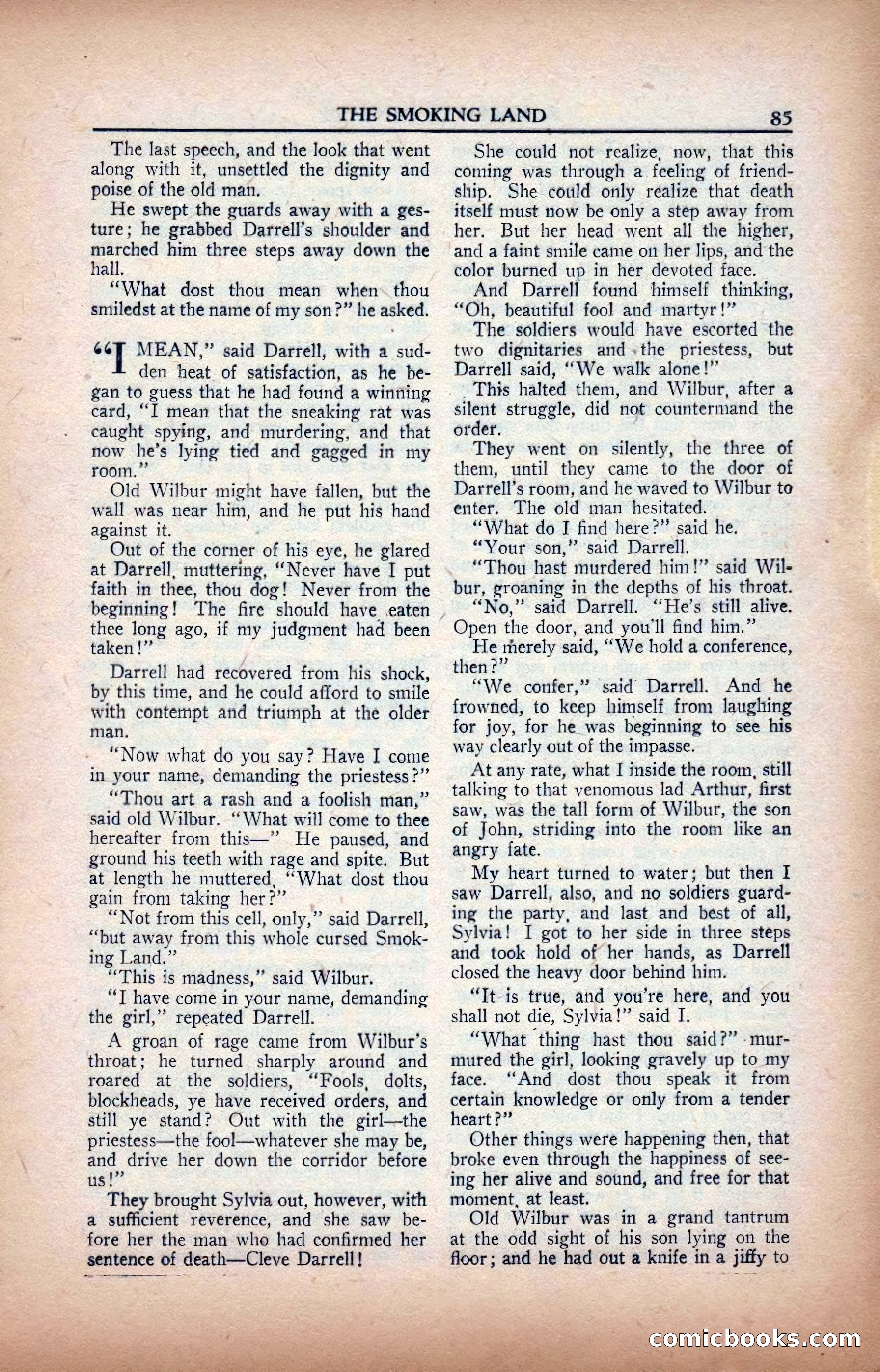 A. Merritt's Fantasy Magazine, February 1950 — page 85 of 133