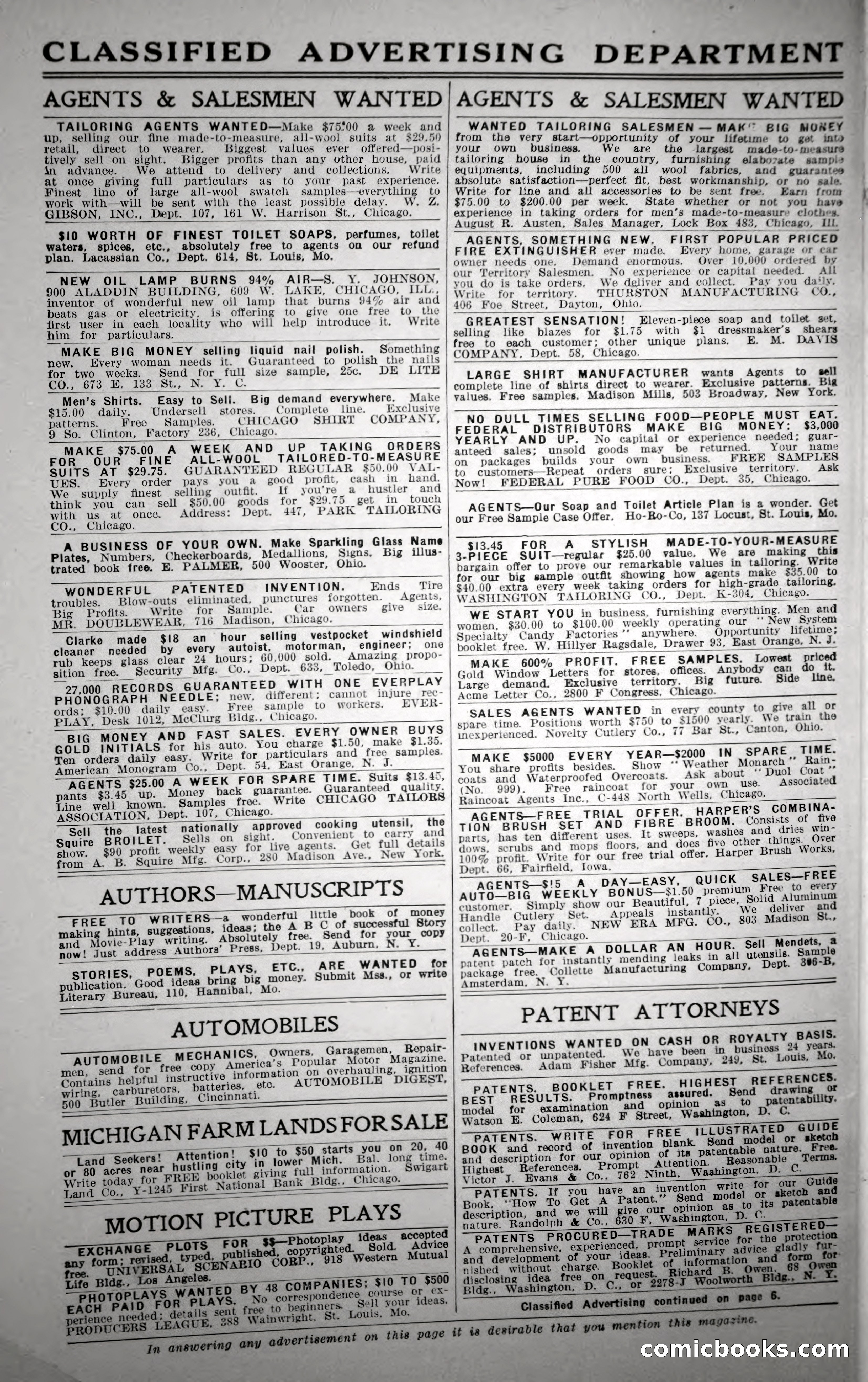 Argosy All-Story Weekly, October 21, 1922 — page 6 of 176