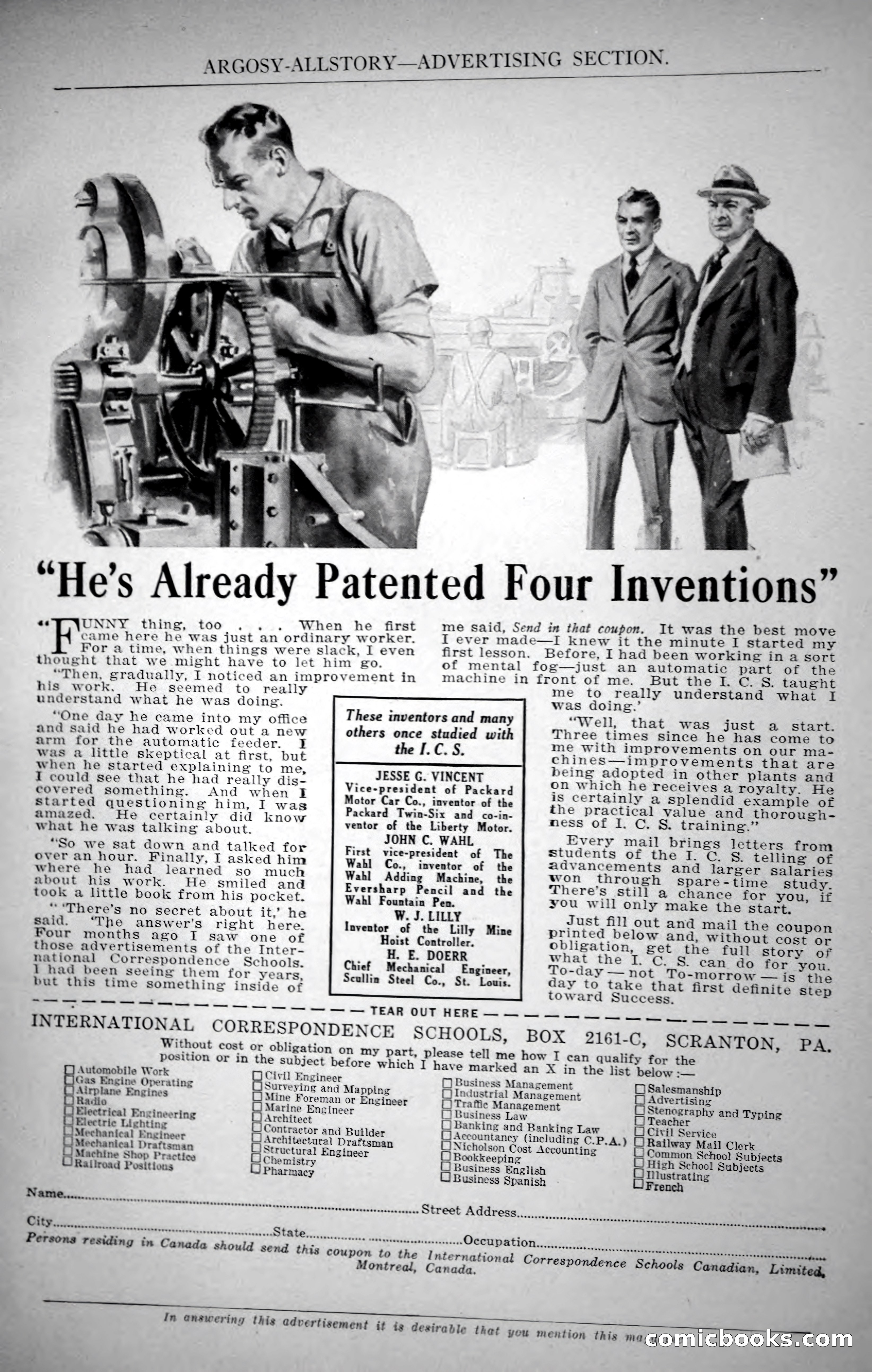 Argosy All-Story Weekly, October 21, 1922 — page 9 of 176