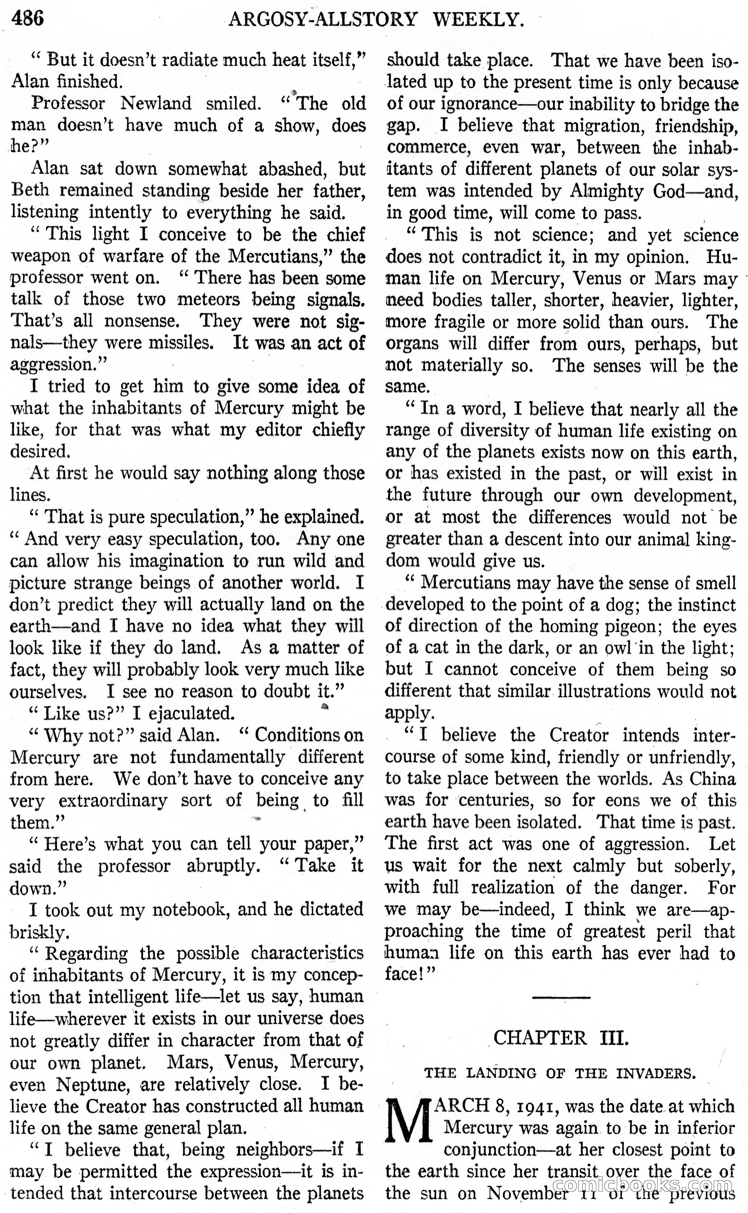 Argosy All-Story Weekly, October 21, 1922 — page 16 of 176