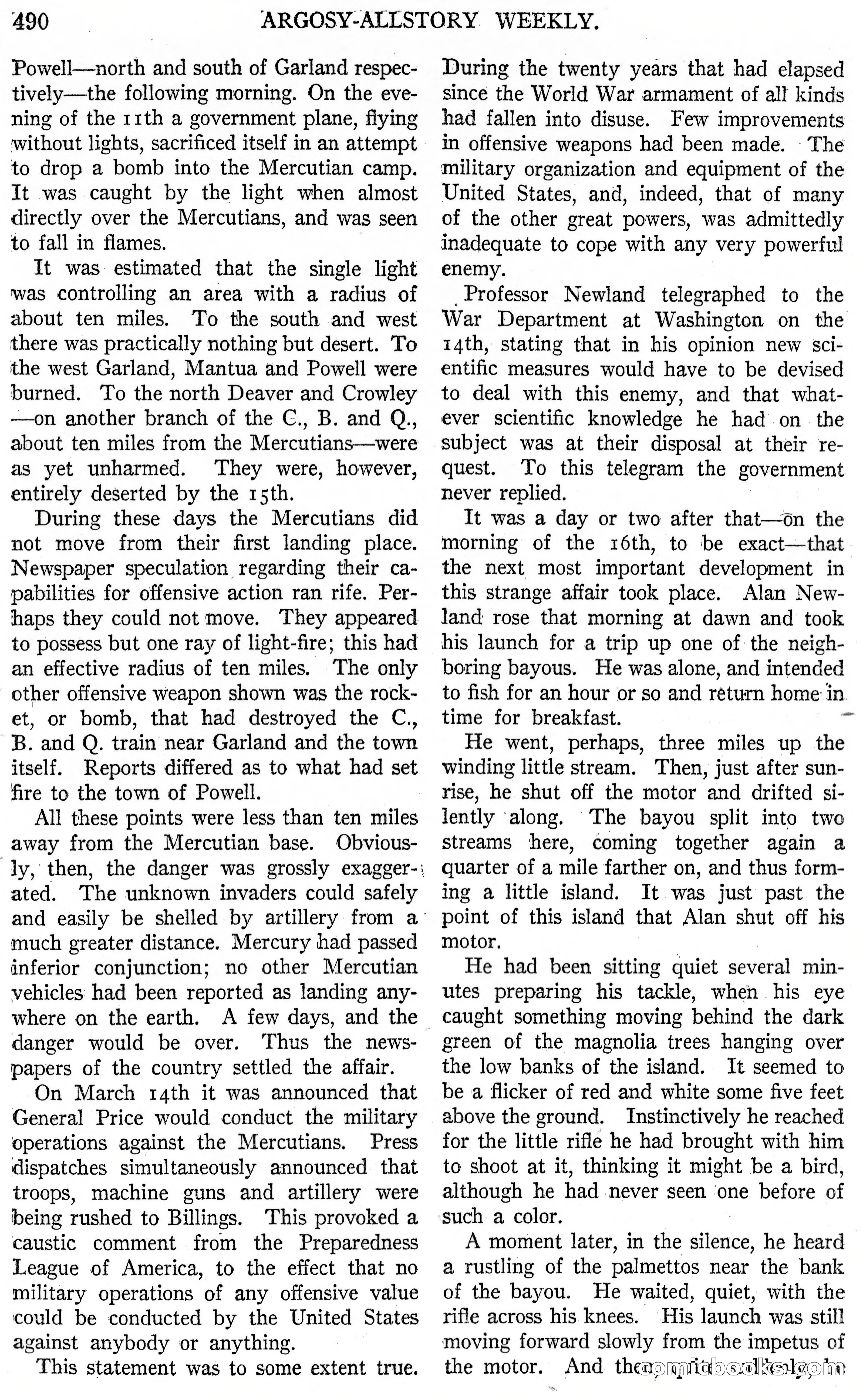 Argosy All-Story Weekly, October 21, 1922 — page 20 of 176