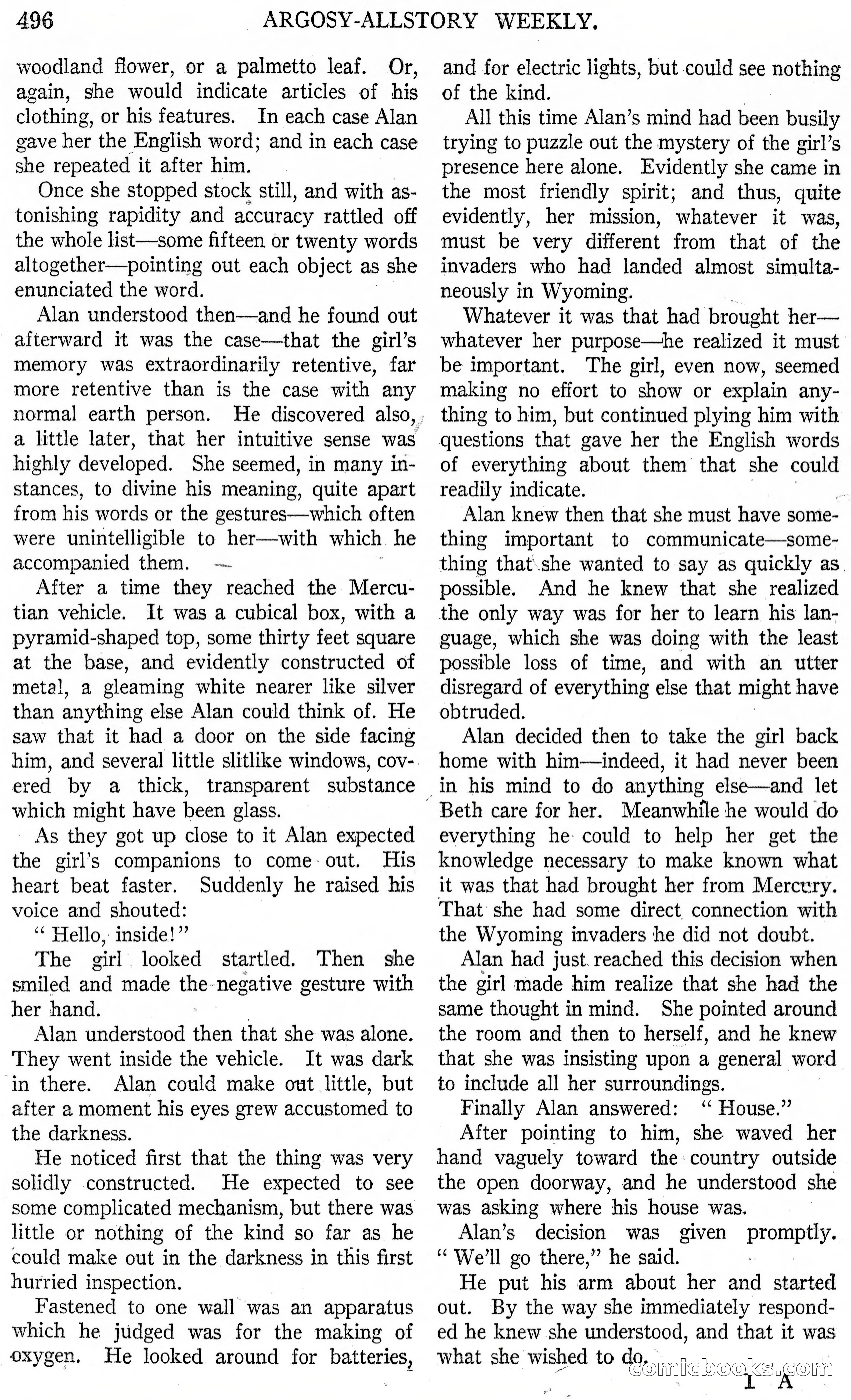 Argosy All-Story Weekly, October 21, 1922 — page 26 of 176
