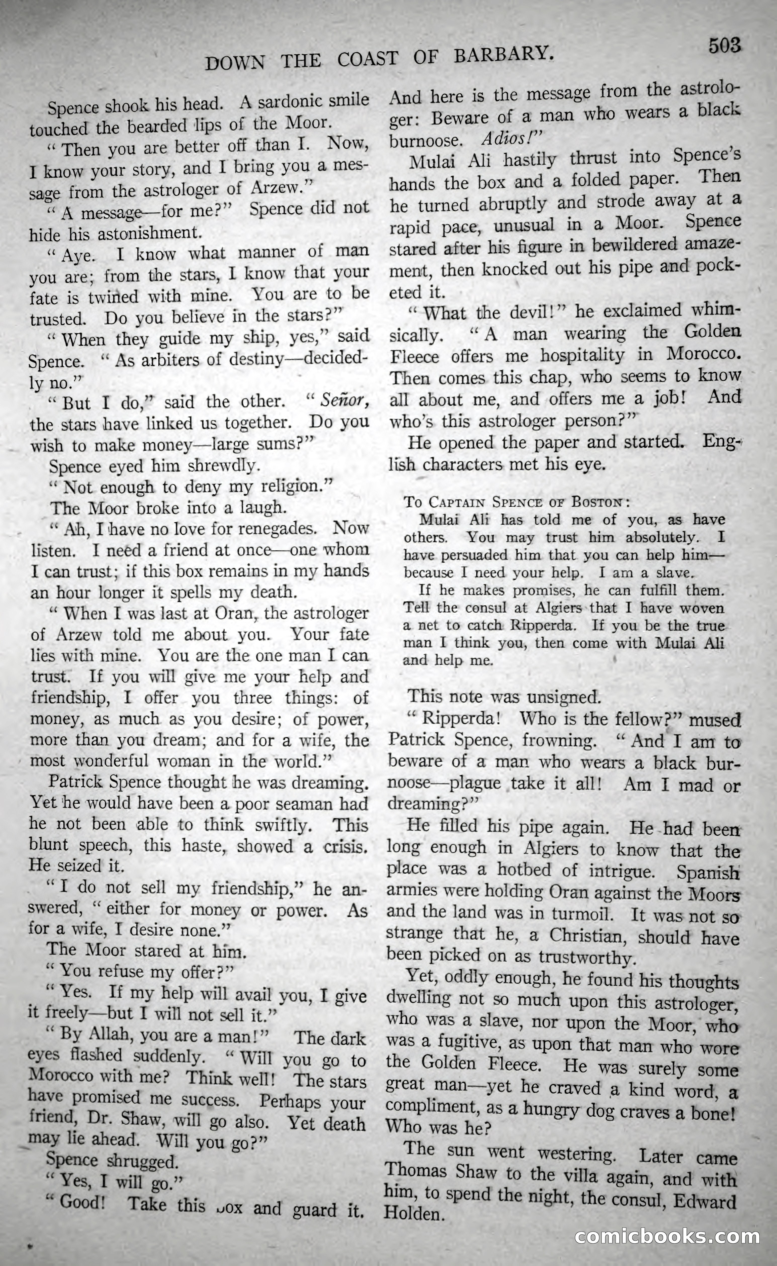 Argosy All-Story Weekly, October 21, 1922 — page 33 of 176