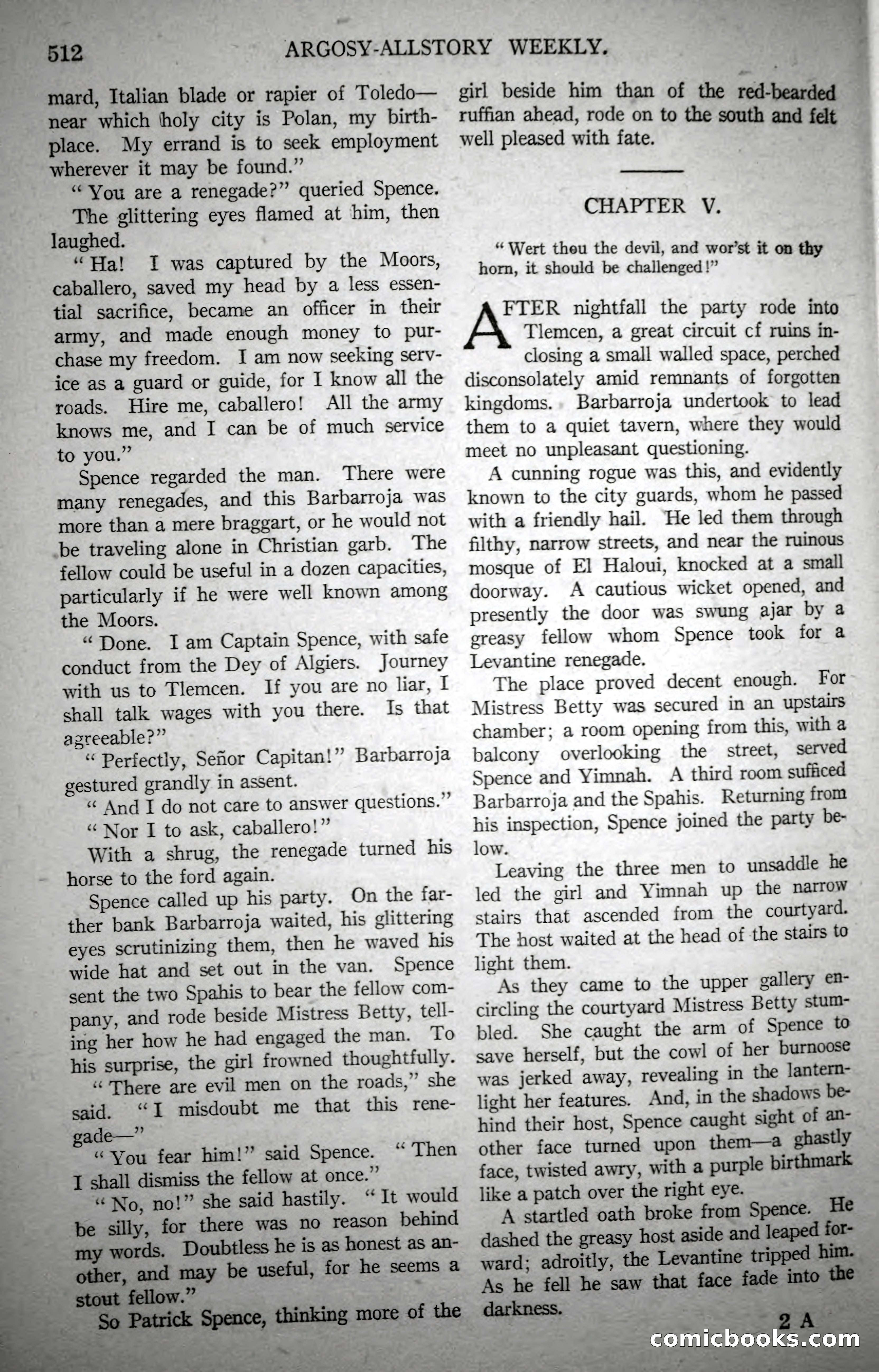 Argosy All-Story Weekly, October 21, 1922 — page 42 of 176