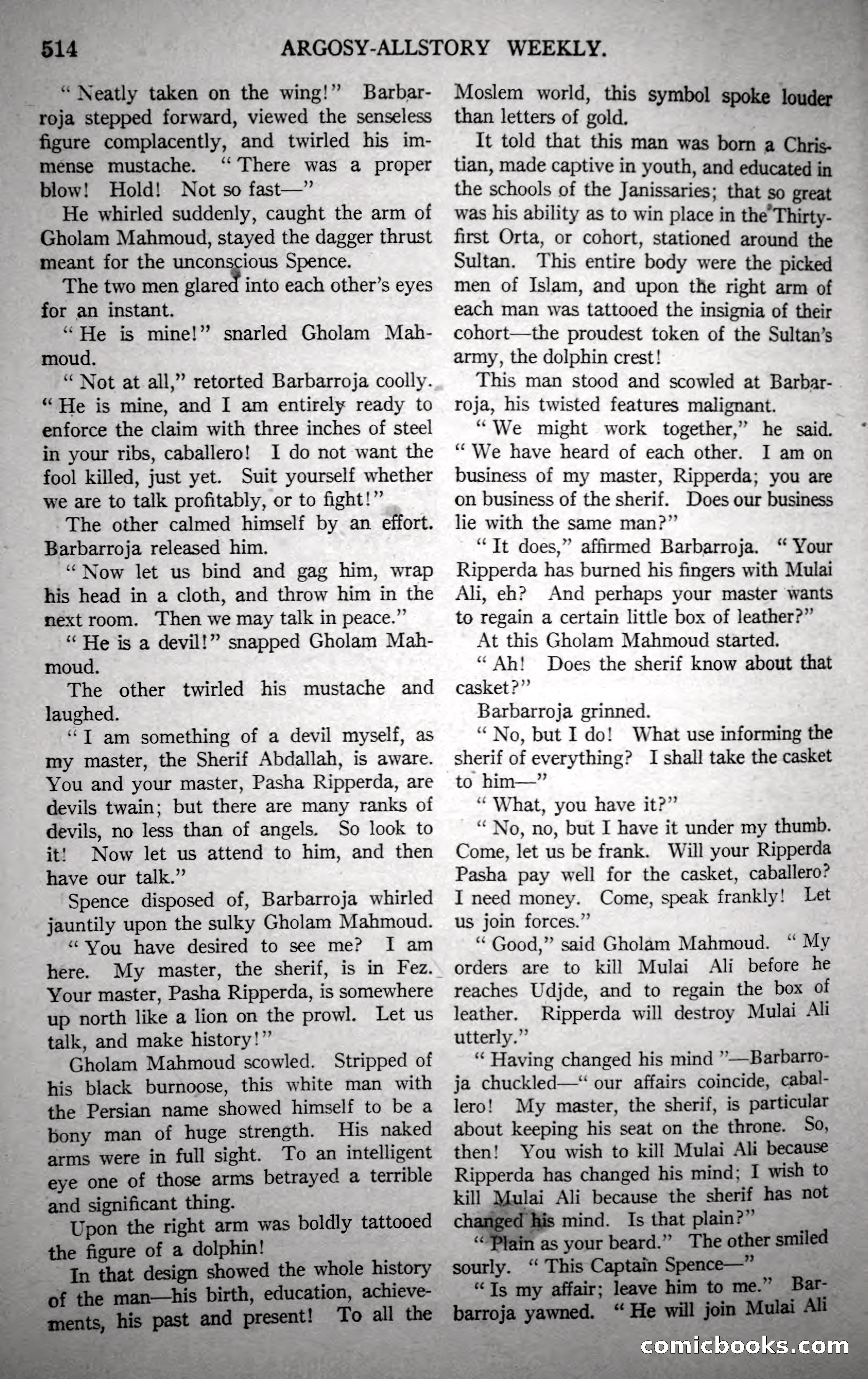 Argosy All-Story Weekly, October 21, 1922 — page 44 of 176