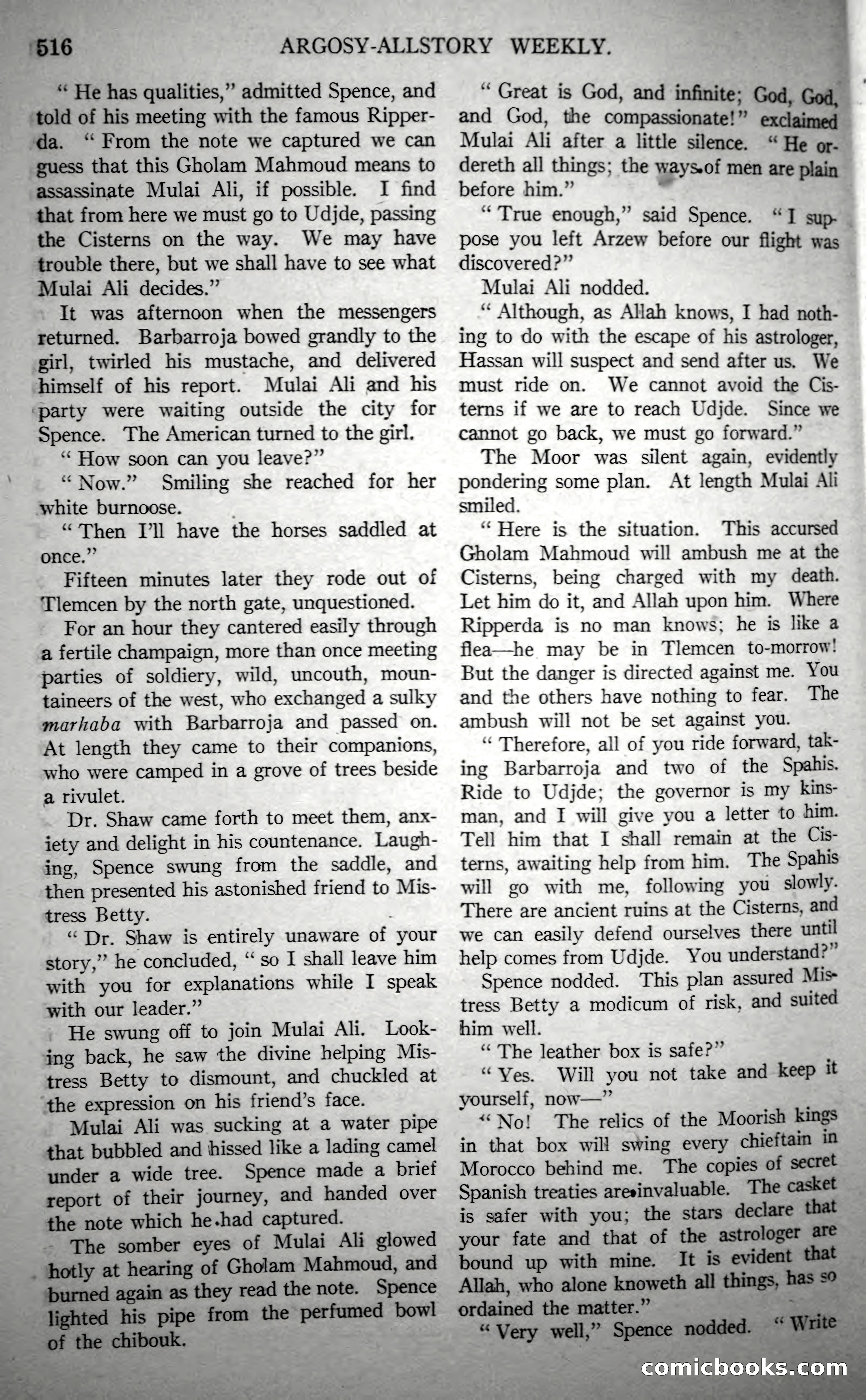 Argosy All-Story Weekly, October 21, 1922 — page 46 of 176