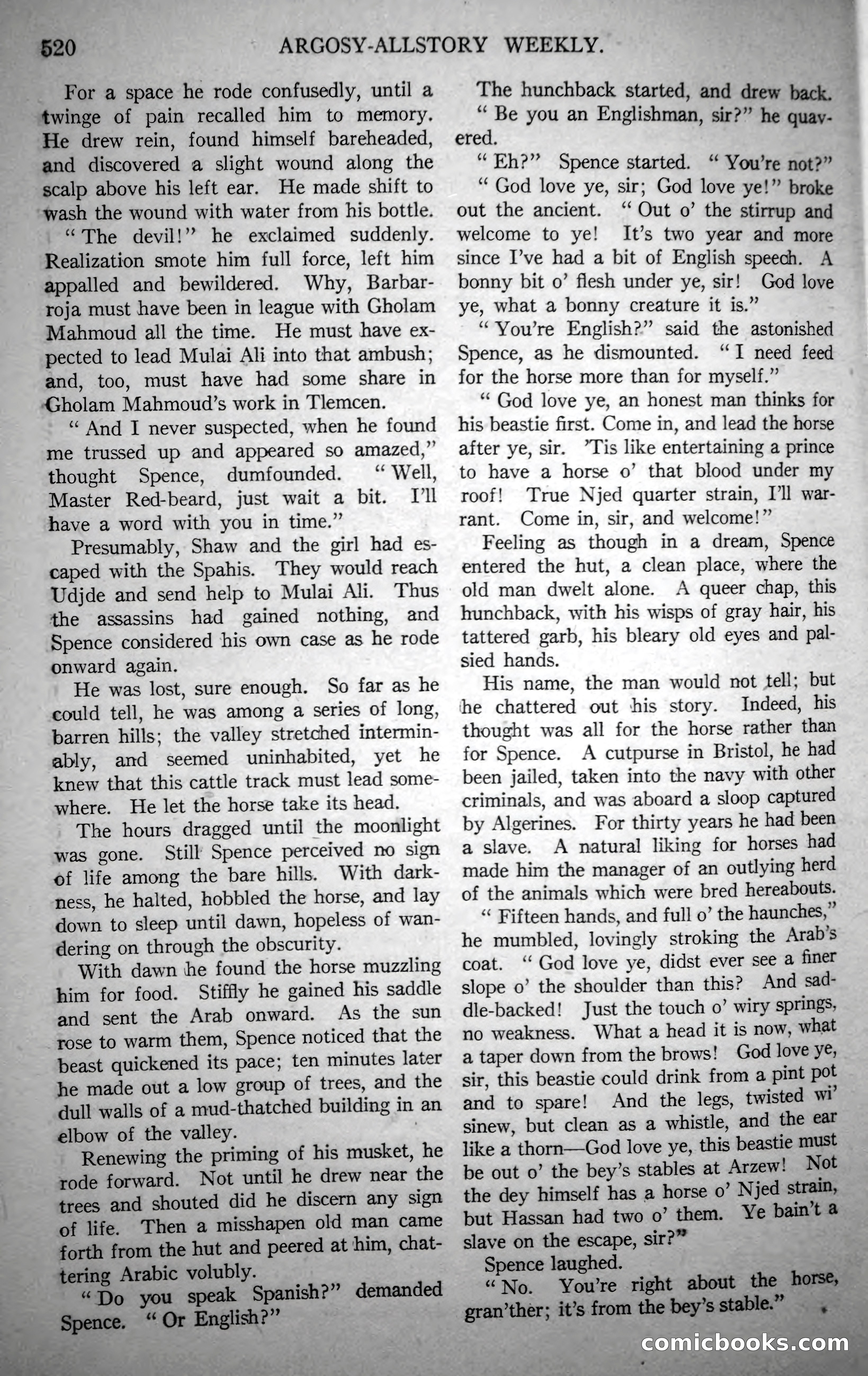 Argosy All-Story Weekly, October 21, 1922 — page 50 of 176