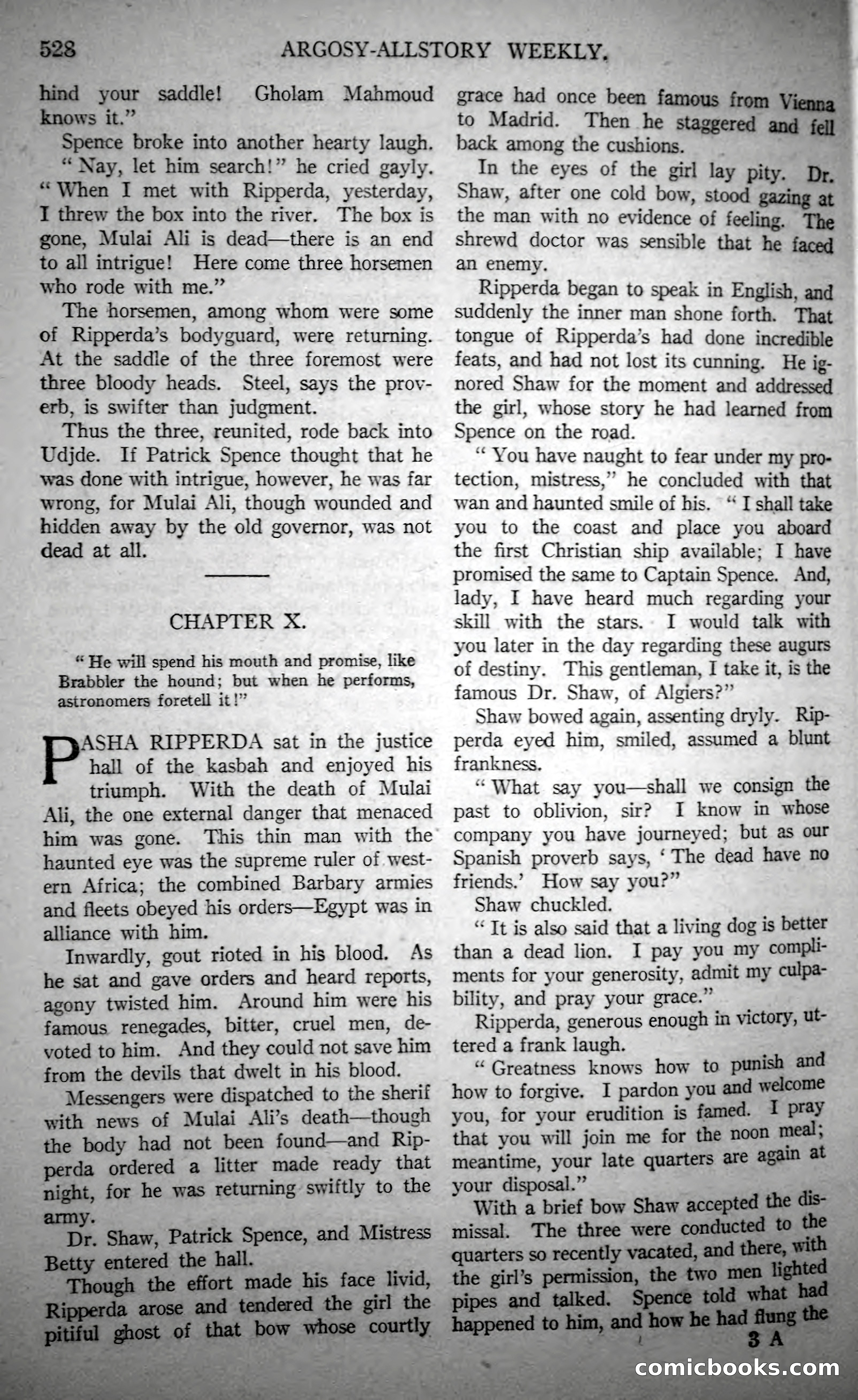 Argosy All-Story Weekly, October 21, 1922 — page 58 of 176