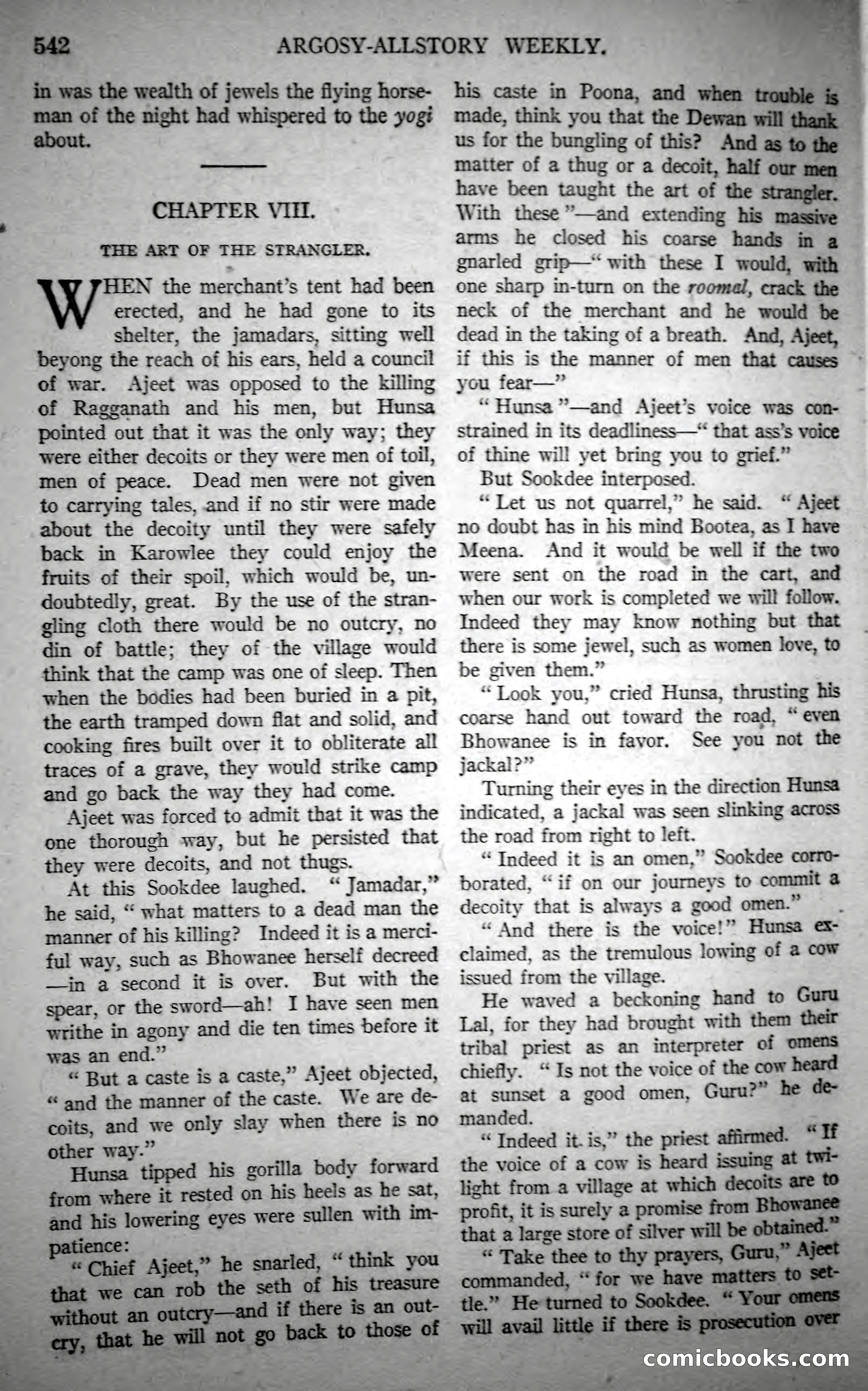Argosy All-Story Weekly, October 21, 1922 — page 72 of 176