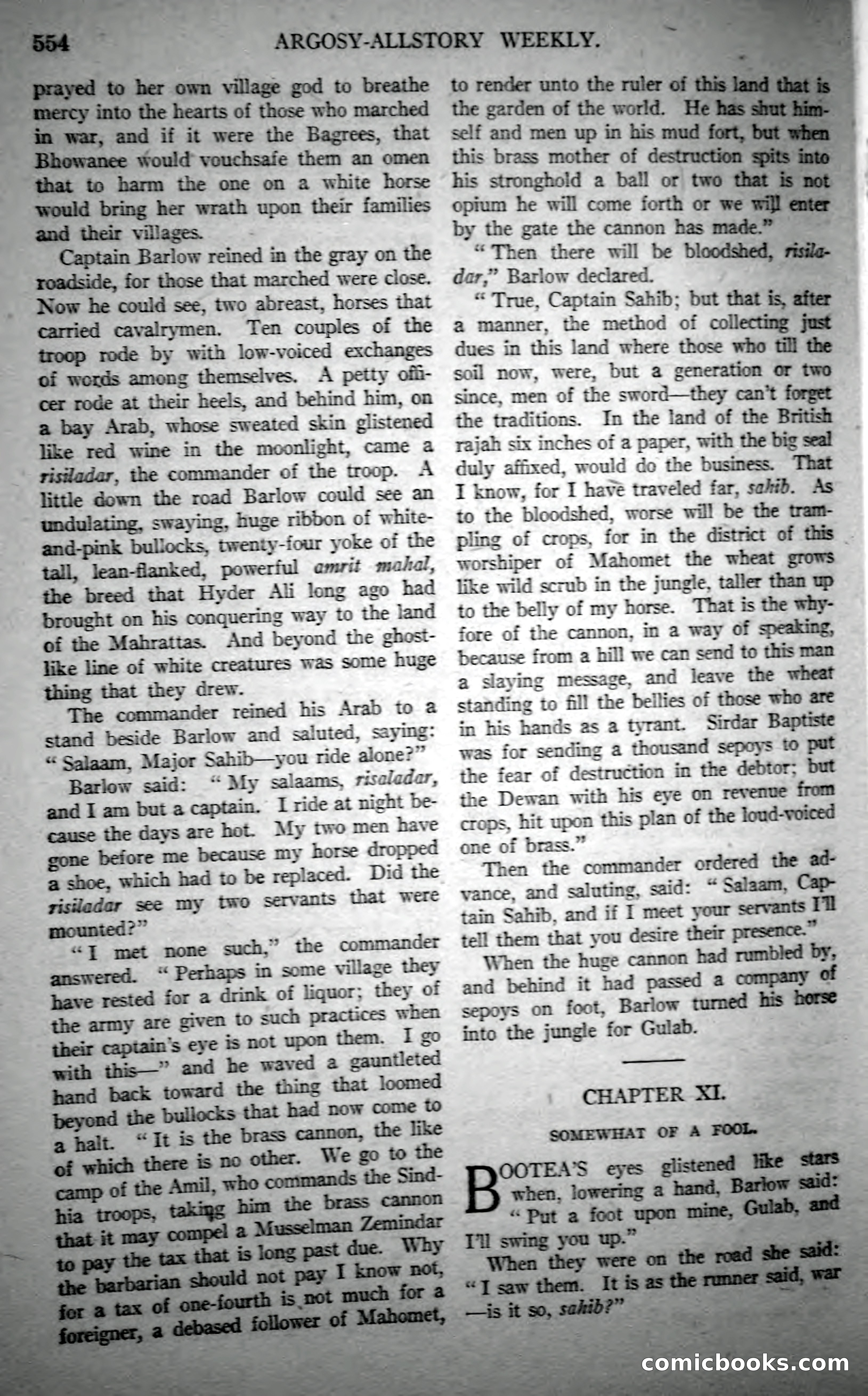 Argosy All-Story Weekly, October 21, 1922 — page 84 of 176