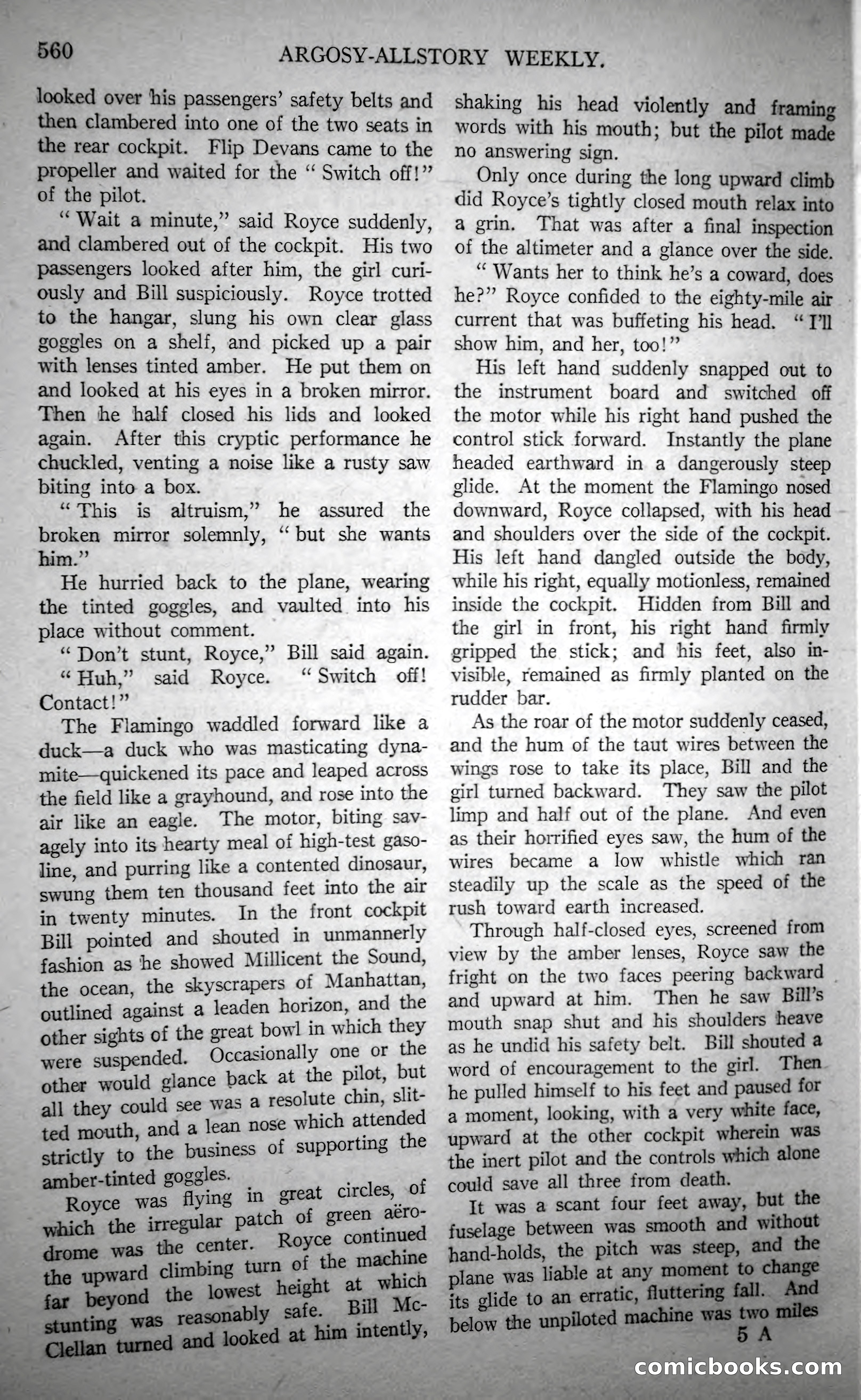Argosy All-Story Weekly, October 21, 1922 — page 90 of 176