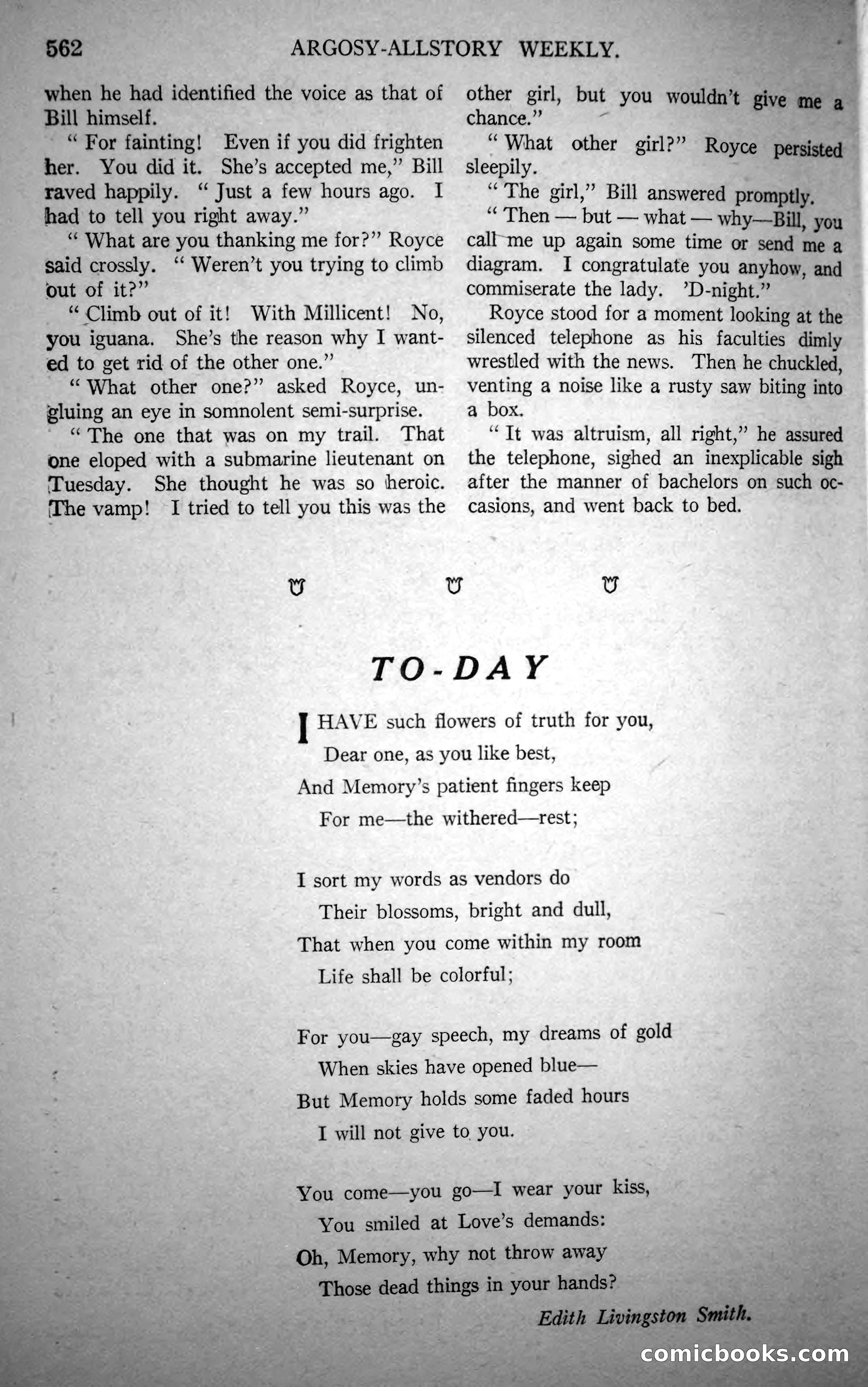 Argosy All-Story Weekly, October 21, 1922 — page 92 of 176