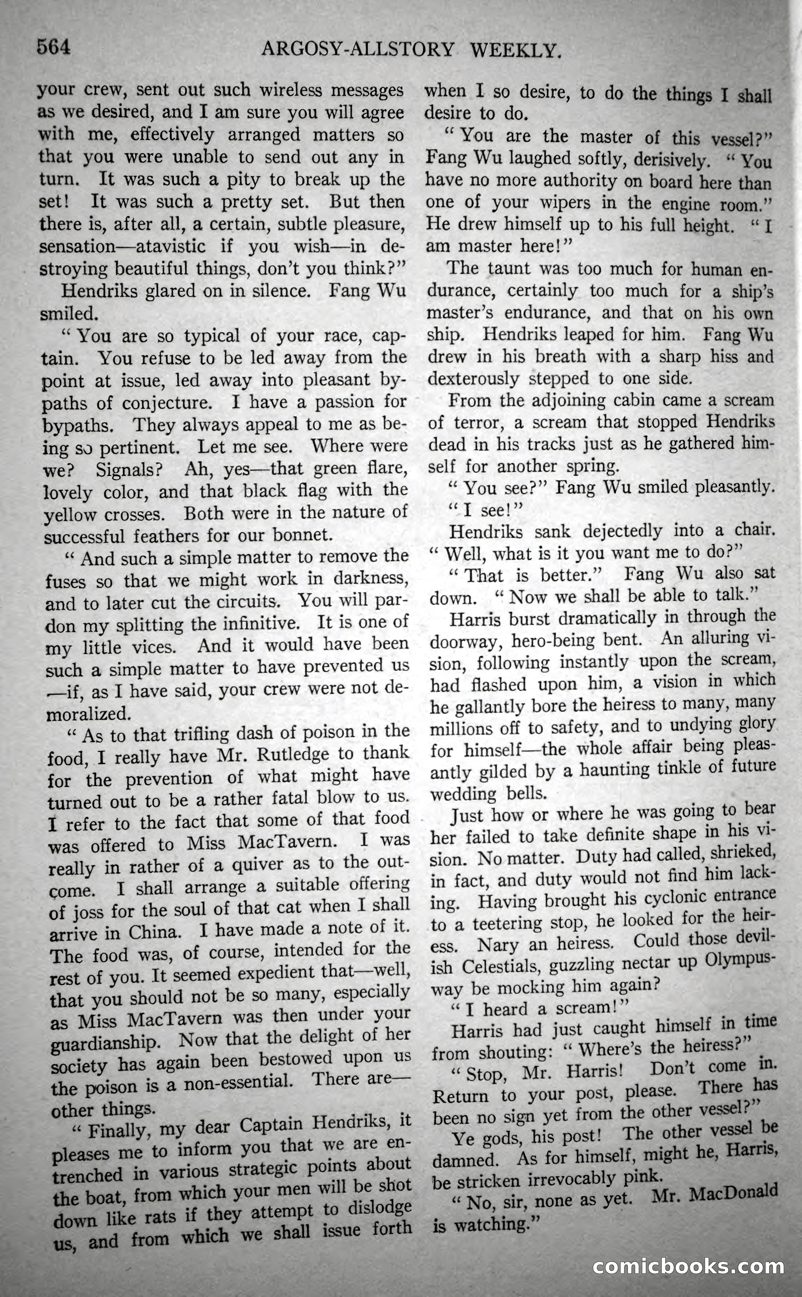 Argosy All-Story Weekly, October 21, 1922 — page 94 of 176