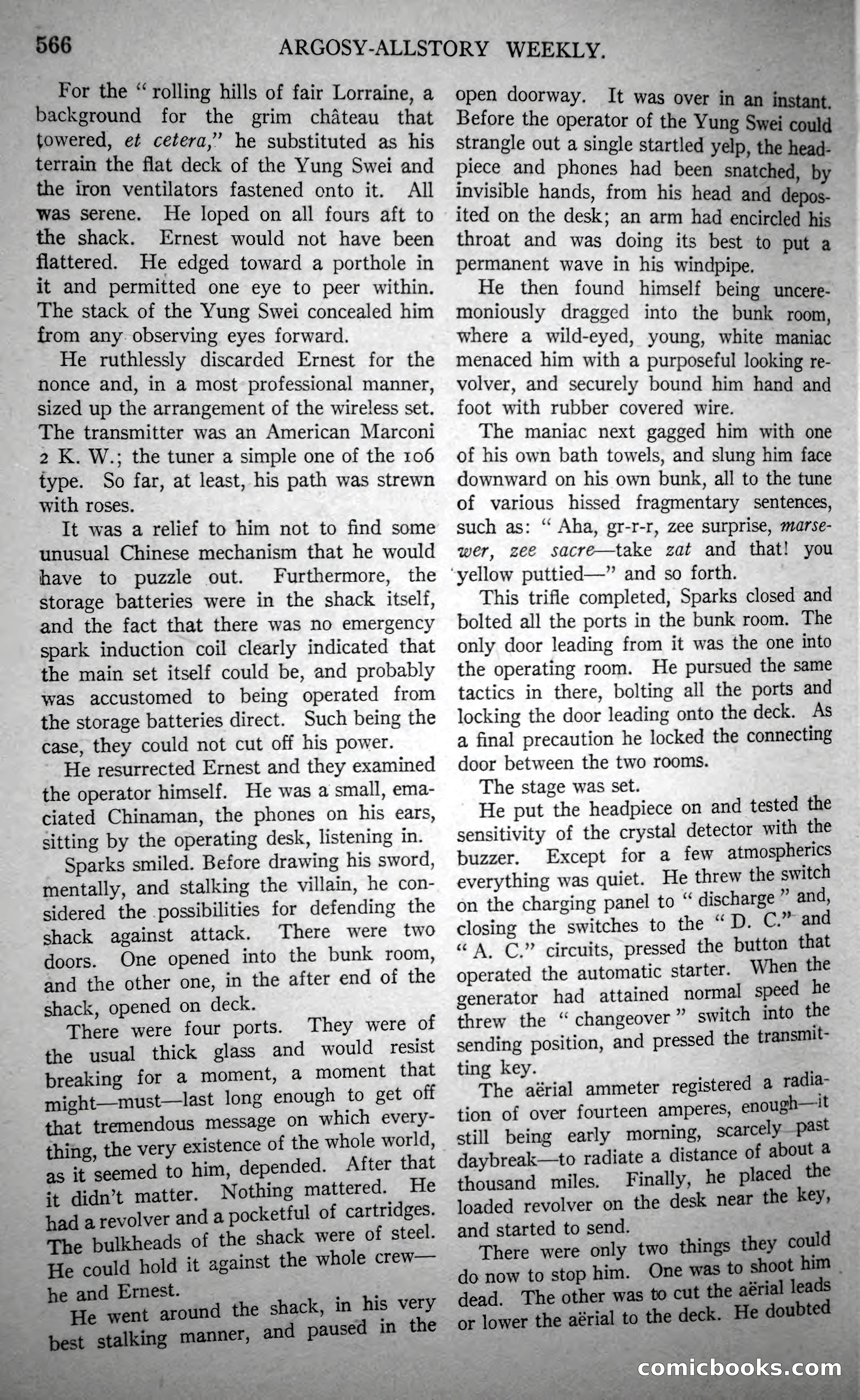 Argosy All-Story Weekly, October 21, 1922 — page 96 of 176
